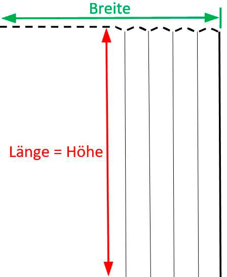 »Allure«, 140 (1 nach cm, you! Neutex Breite Multifunktionsband, Vorhang Mass Schal mit for kaufen St.),