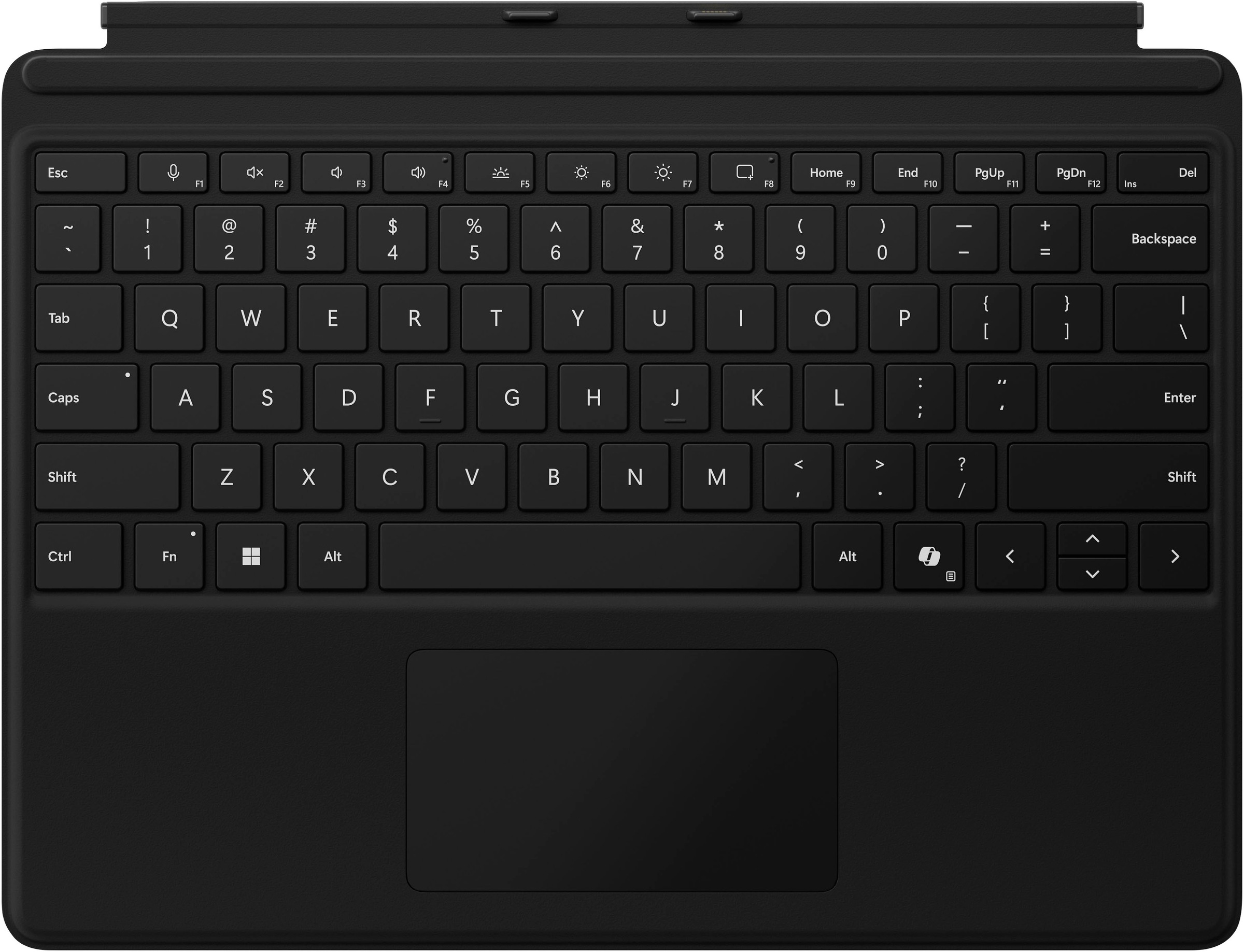 Image of Microsoft Tastatur mit Touchpad "Surface Pro Signature Keyboard" (Fn-Tasten Funktionstasten Handgelenkauflage Lautstärkeregler Touchpad)