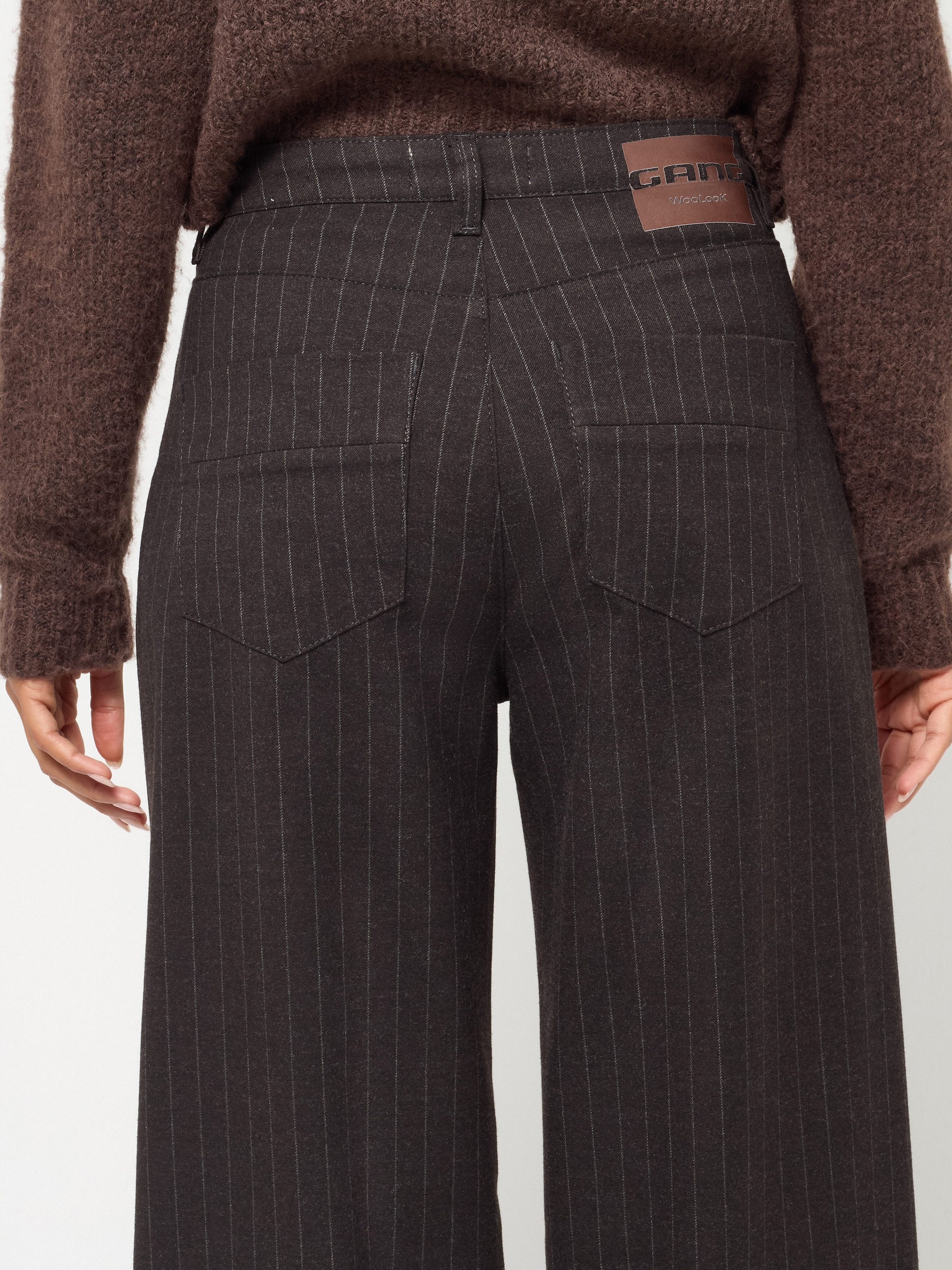 GANG Pantalon à pinces »94SILVIA WIDE«  taille haute
