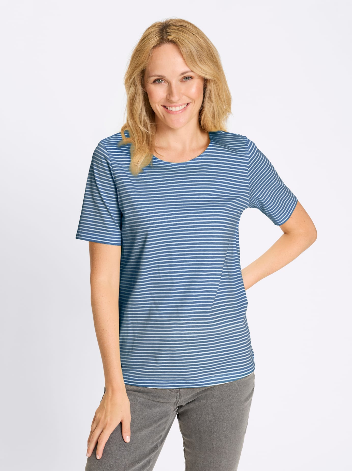Image of Classic Basics Print-Shirt "Ringelshirt" 1 tlg.