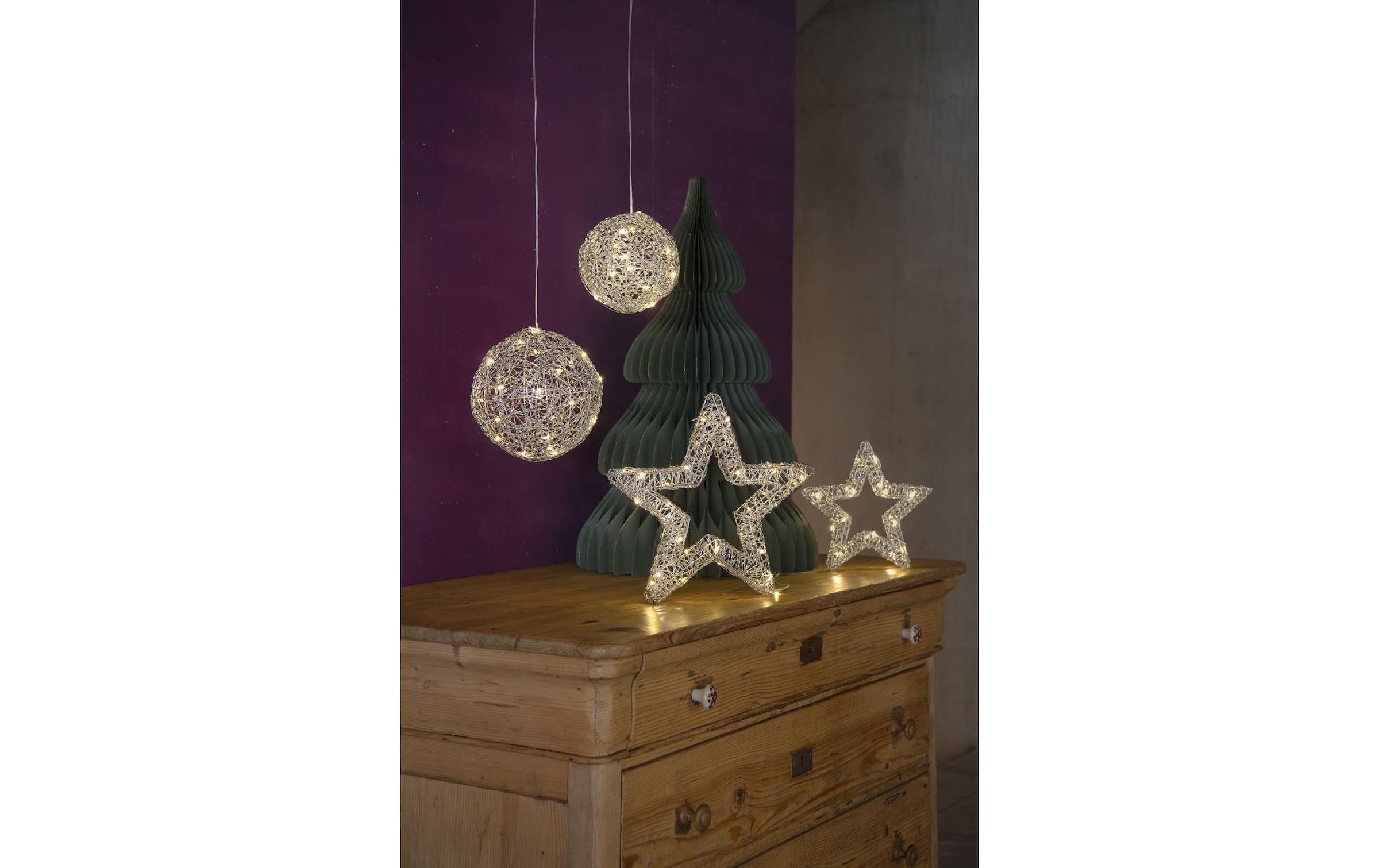 STT Figurine décorative LED »Silver Ball, 20 cm«