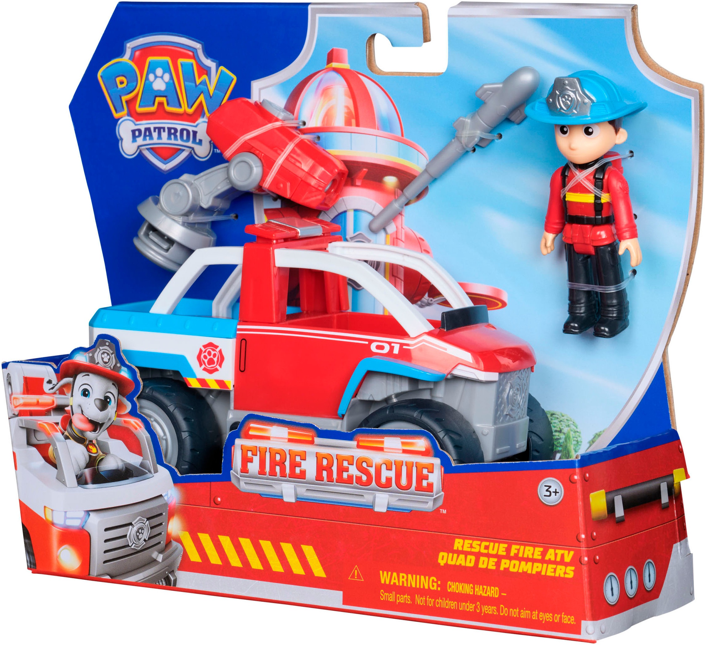 Spin Master Spielzeug-Auto »PAW Patrol Fire Rescue - Ryders Rettungsfahrzeug«