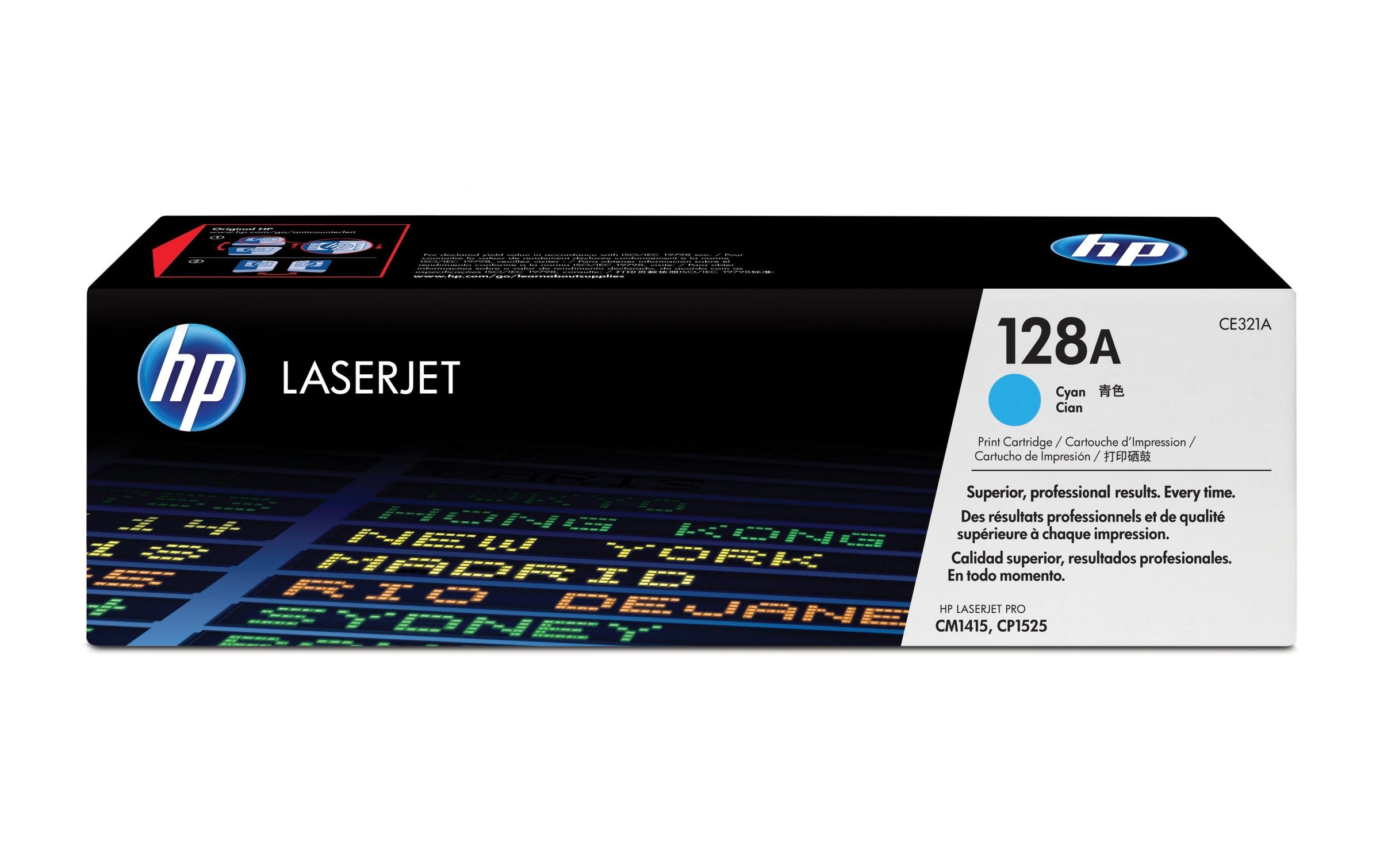 Image of HP Tonerpatrone "Nr. 128A (CE321A) Cyan"