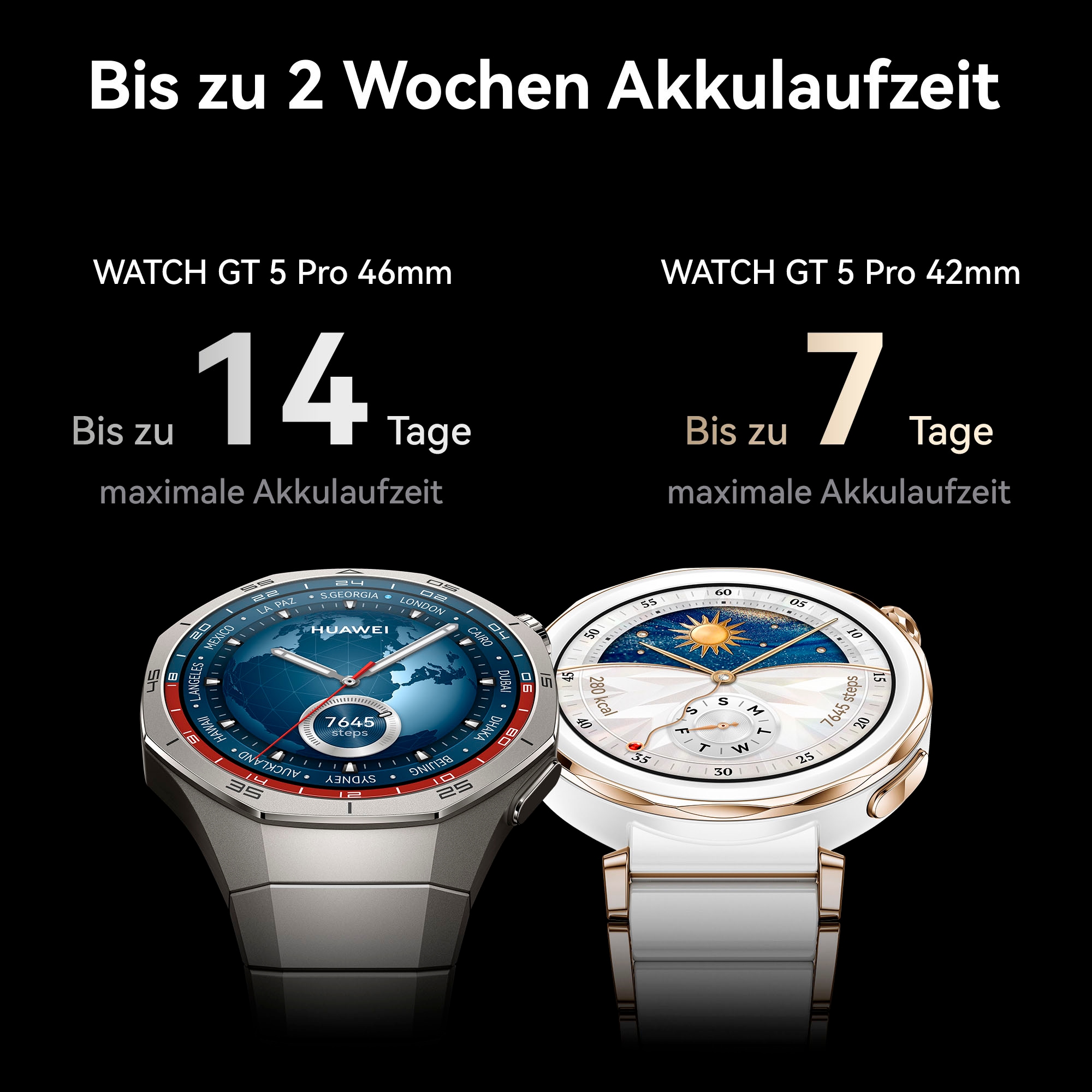 Huawei Smartwatch »Watch GT5 Pro 42MM (Jana-B29C)« (3,35 cm / 1,32 ″)