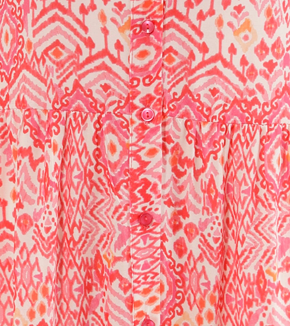 Aniston SELECTED Blusenkleid, mit frisch sommerlicher Ethno-Musterung