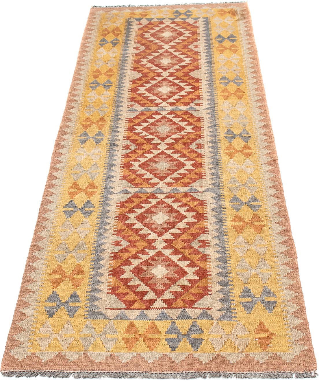 Image of morgenland Läufer »Kelim Maimene Medaillon 384 x 75 cm«, rechteckig, 0,5 mm Höhe, Wendeteppich bei Ackermann Versand Schweiz