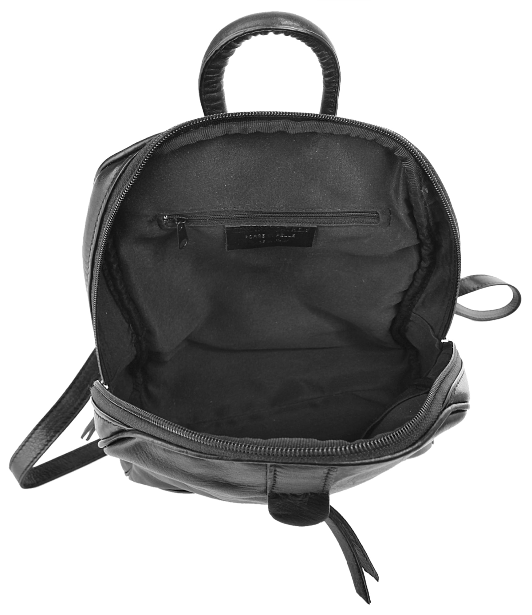 Samantha Look Cityrucksack, echt Leder, Made in Italy