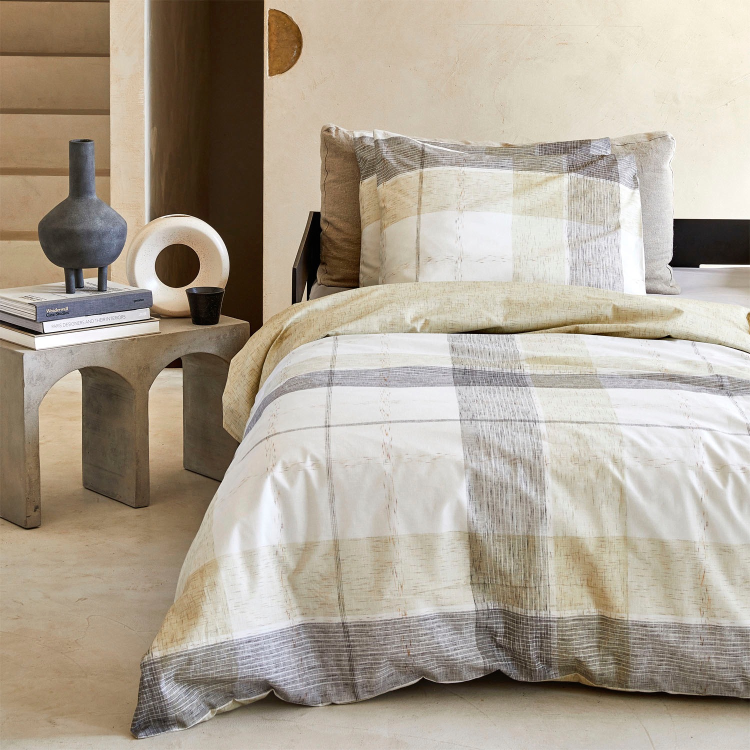 damai Wendebettwäsche »Colos« 2 Stk. tlg. mit grossen Karos