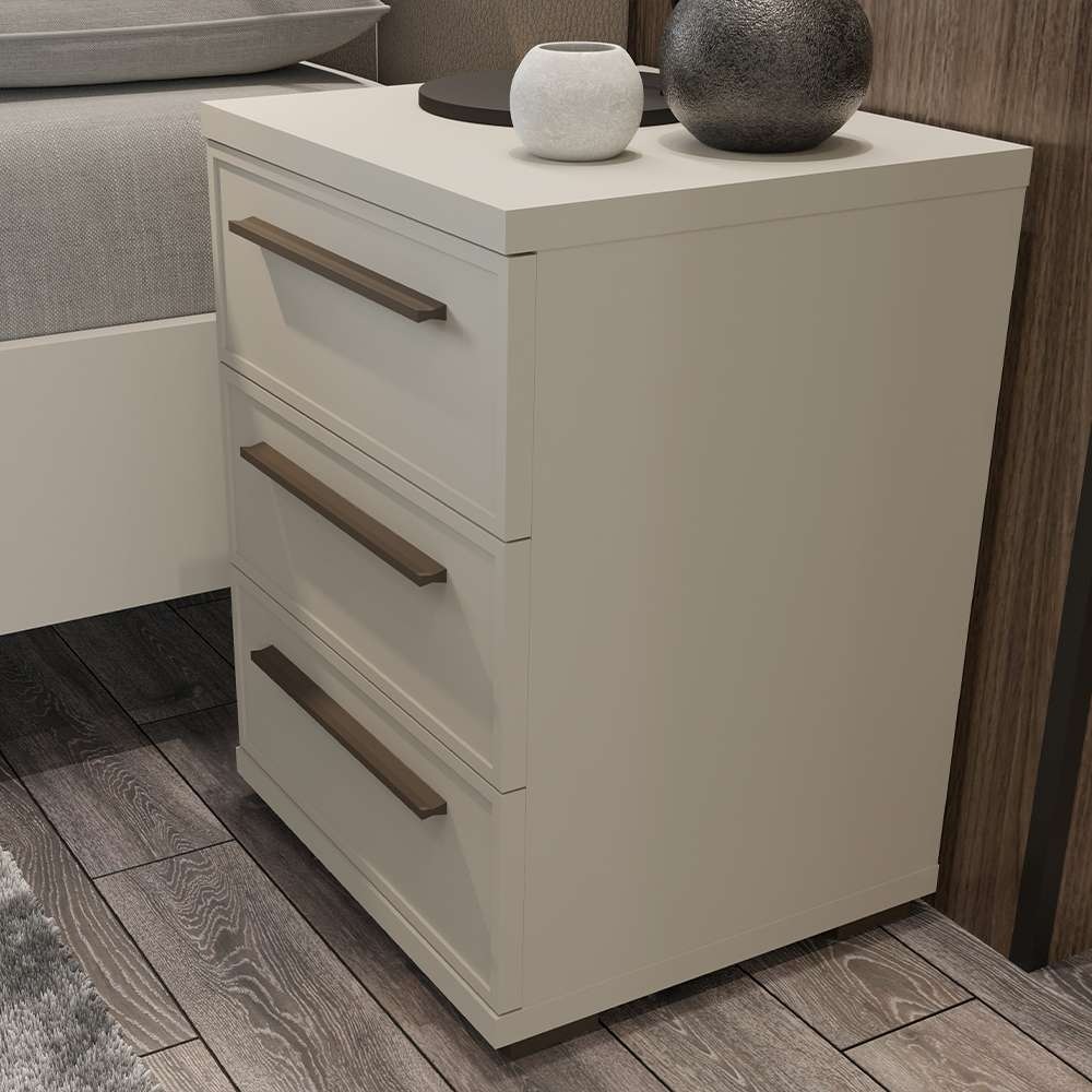 OTTO home Nachtkonsole "Opera Nachtkommode, Nachttisch, 2 oder 3 Schubladen, Made in Europe" UV lackiert, Soft Close Funktion, ideal passend zum Boxspringbet