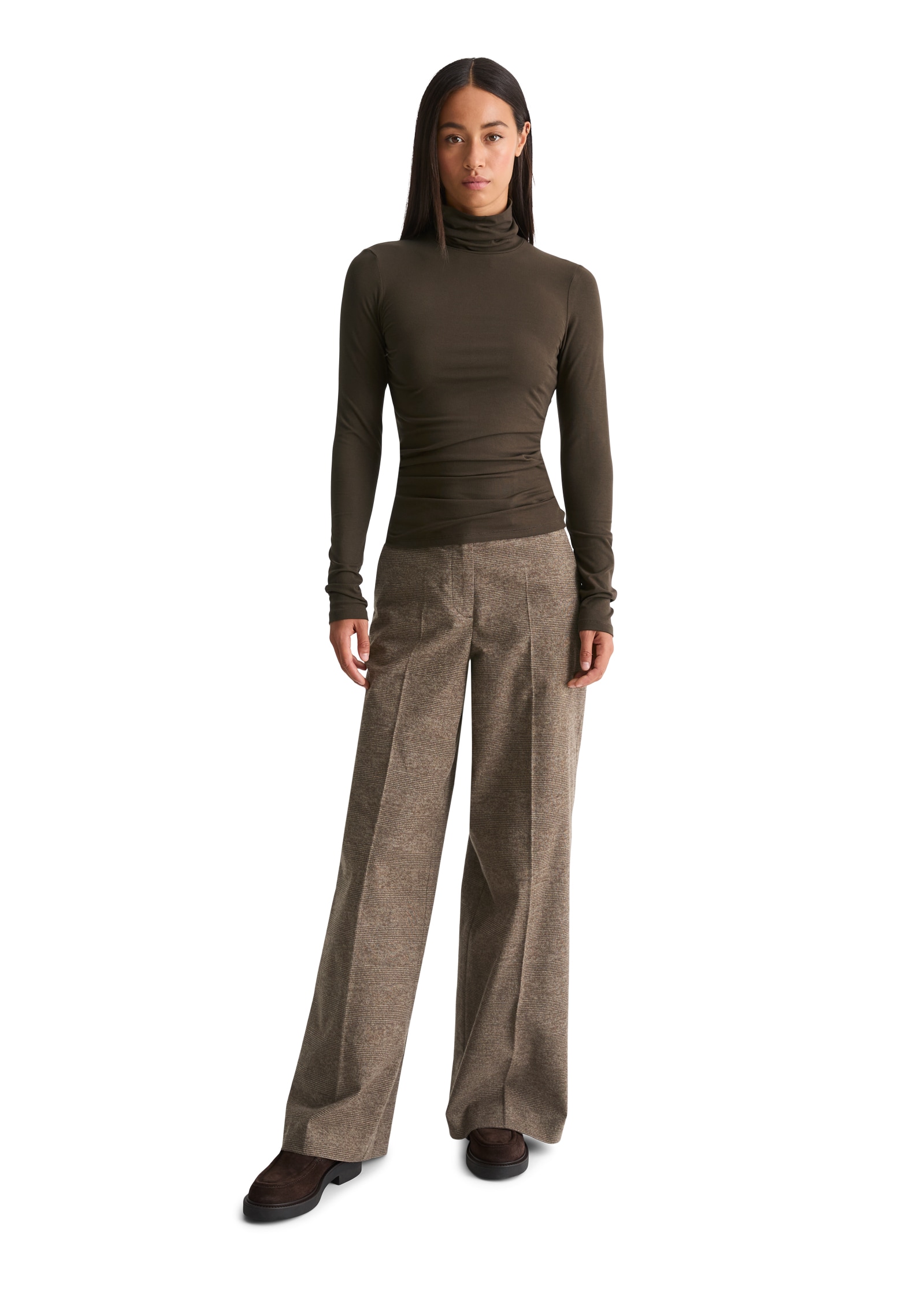 Marc O'Polo Stehkragenshirt slim aus TENCEL Modal-Stretch