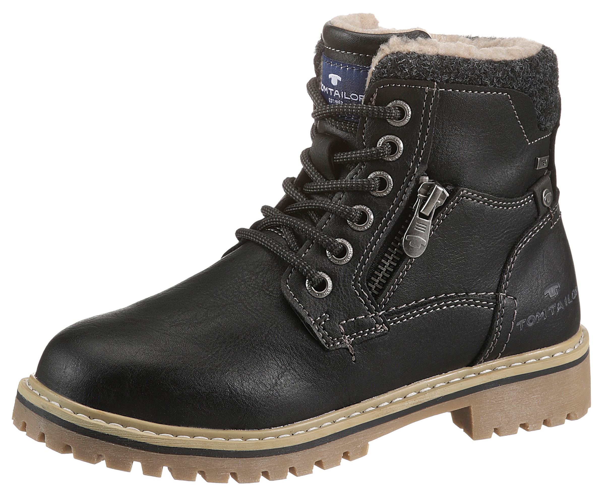 Image of TOM TAILOR Winterboots, mit kleinem Zierreissverschluss aussen bei Ackermann Versand Schweiz