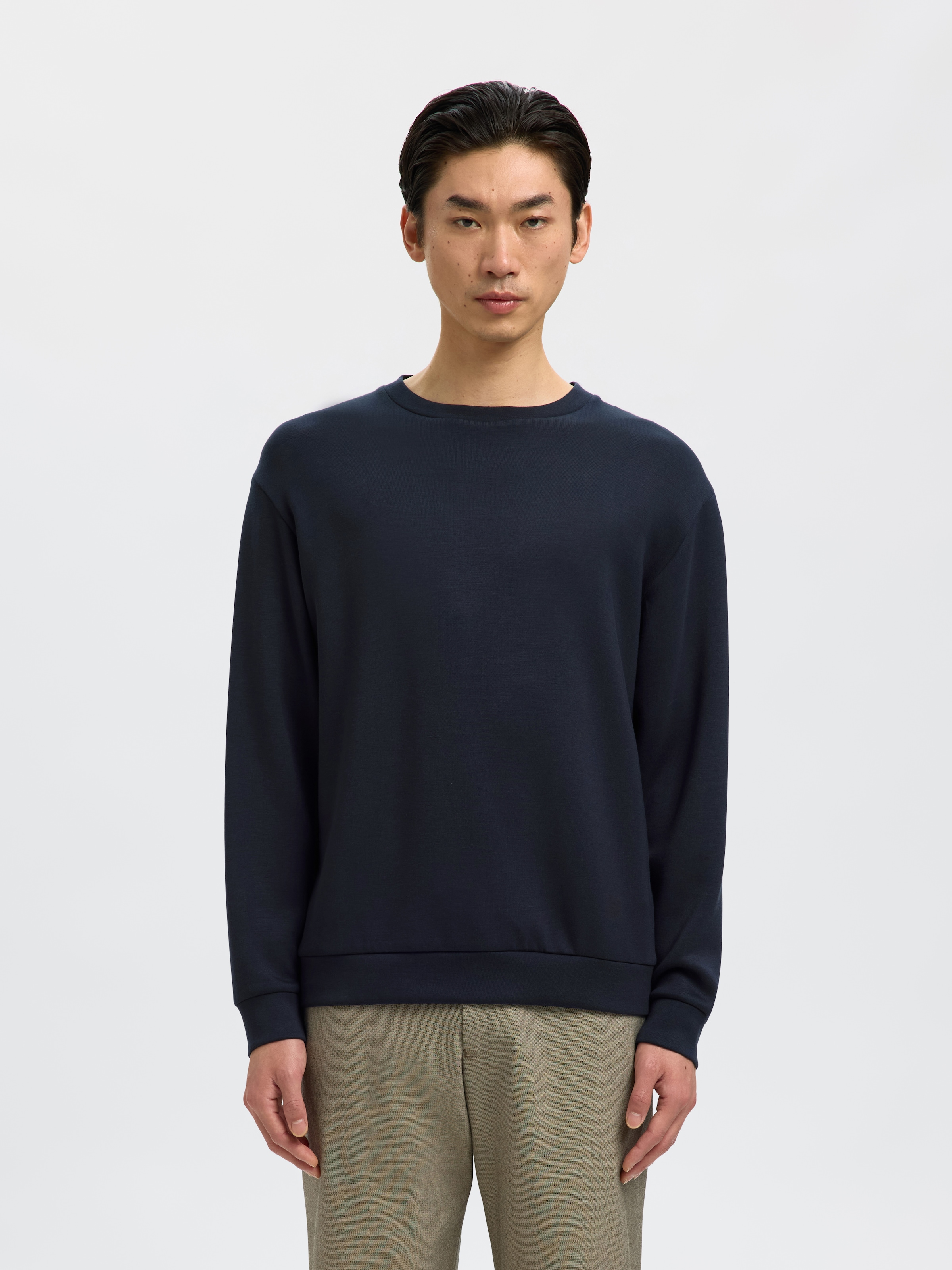 SELECTED Sweatshirt »SLHEMANUEL SOFT CREW NECK SWEAT NOOS«
