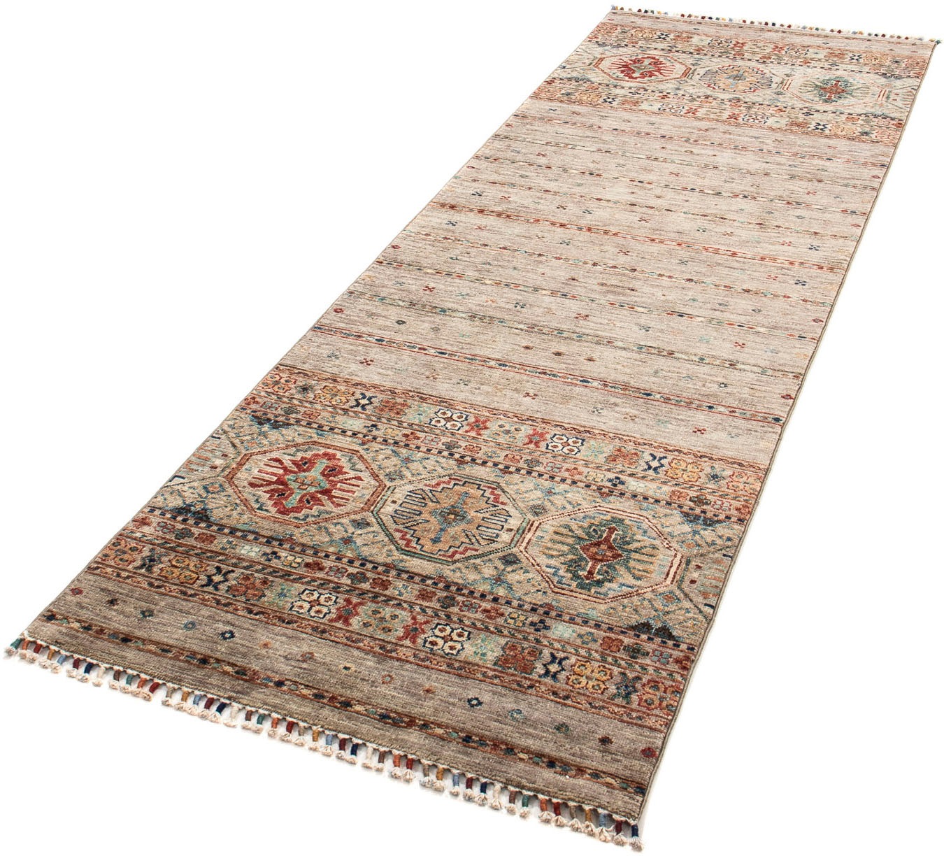 Image of morgenland Orientteppich »Ziegler - 243 x 79 cm - hellbraun«, rechteckig, 6 mm Höhe, Wohnzimmer, Handgeknüpft, Einzelstück mit Zertifikat bei Ackermann Versand Schweiz