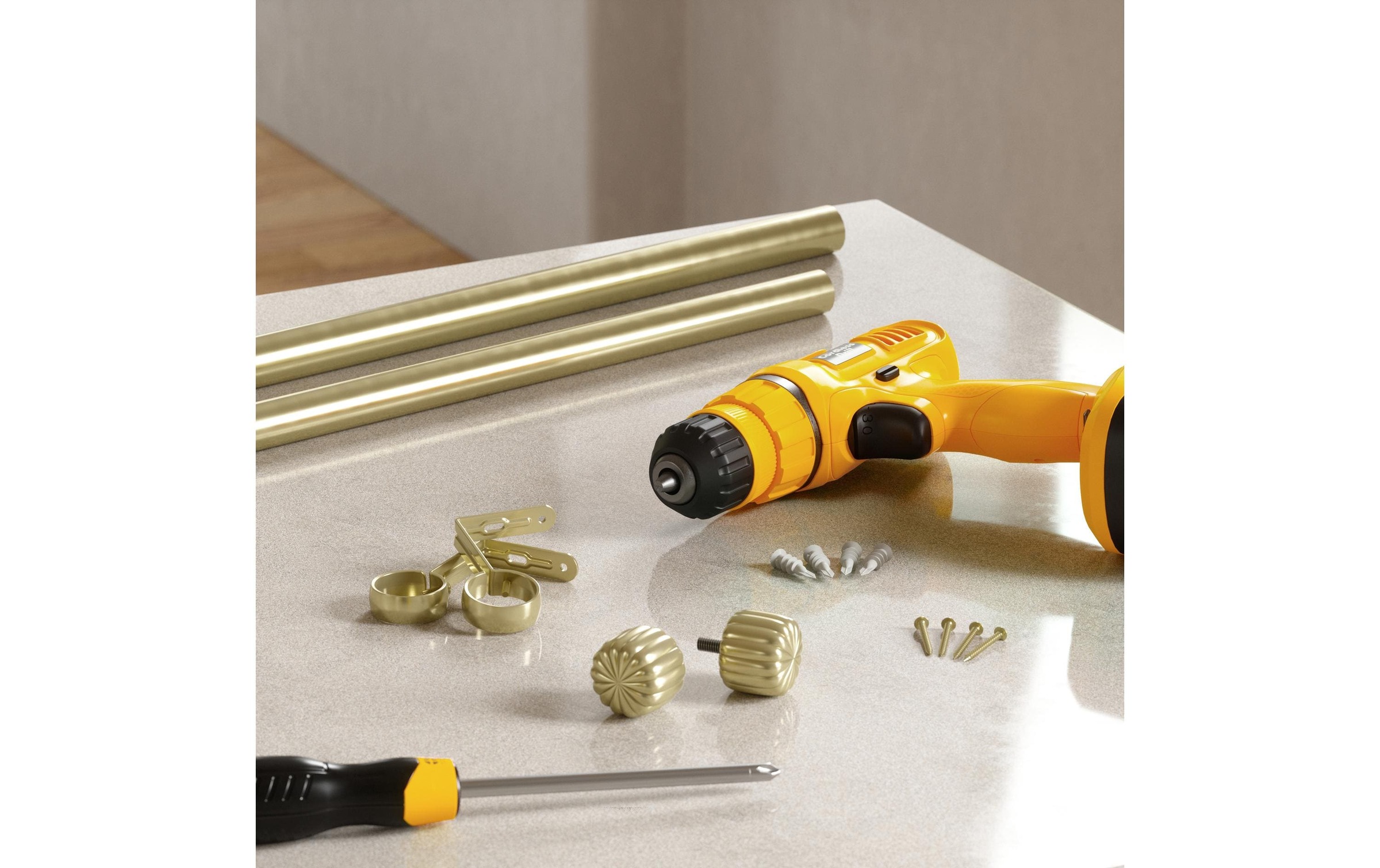 Umbra Tringle à rideaux »Cleo 91-168 cm«