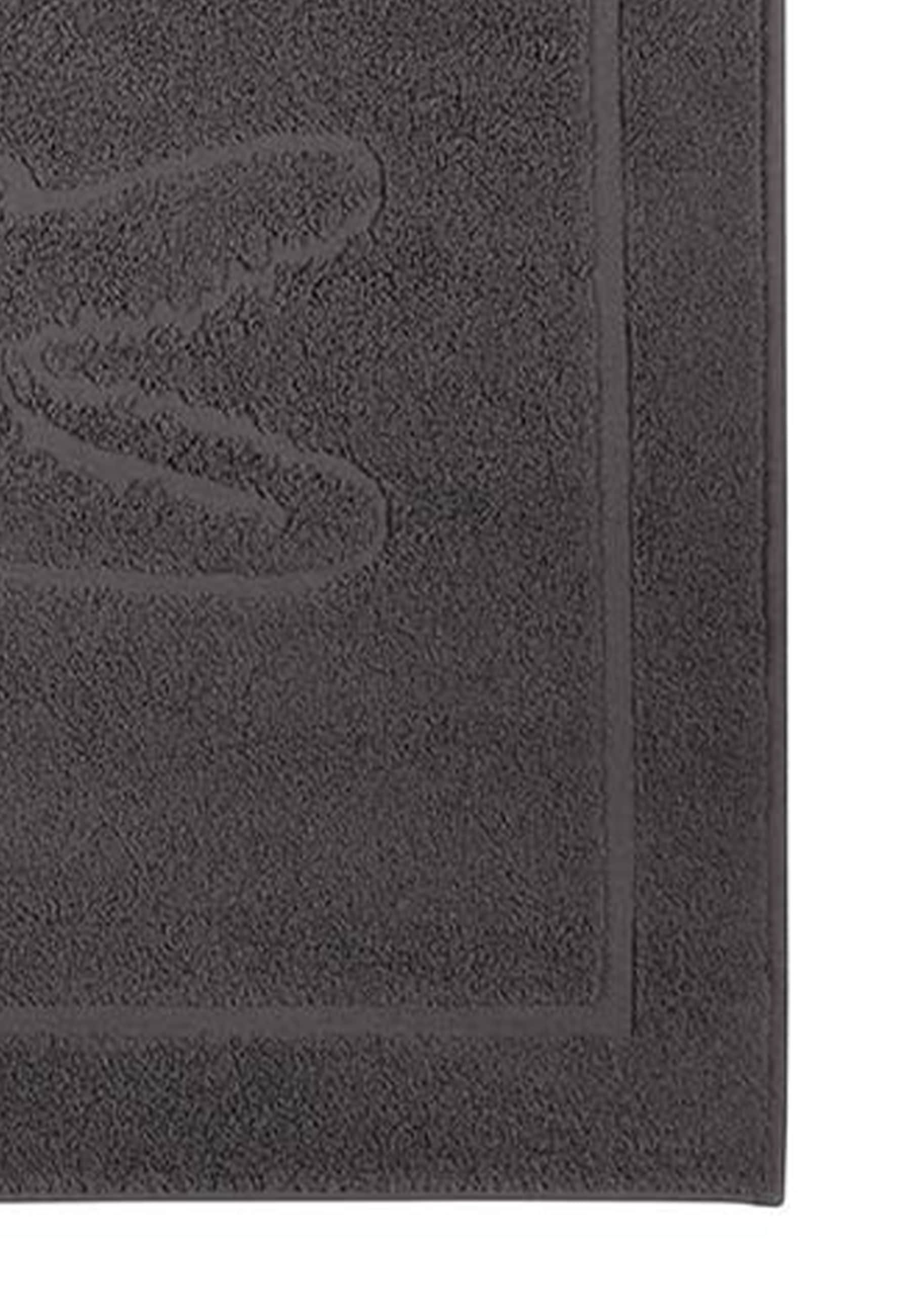 Lacoste Tapis de bain »»LLACOSTE«« Höhe 20 mm Séchage rapide tapis de bain de qualité, taille 55x80 cm