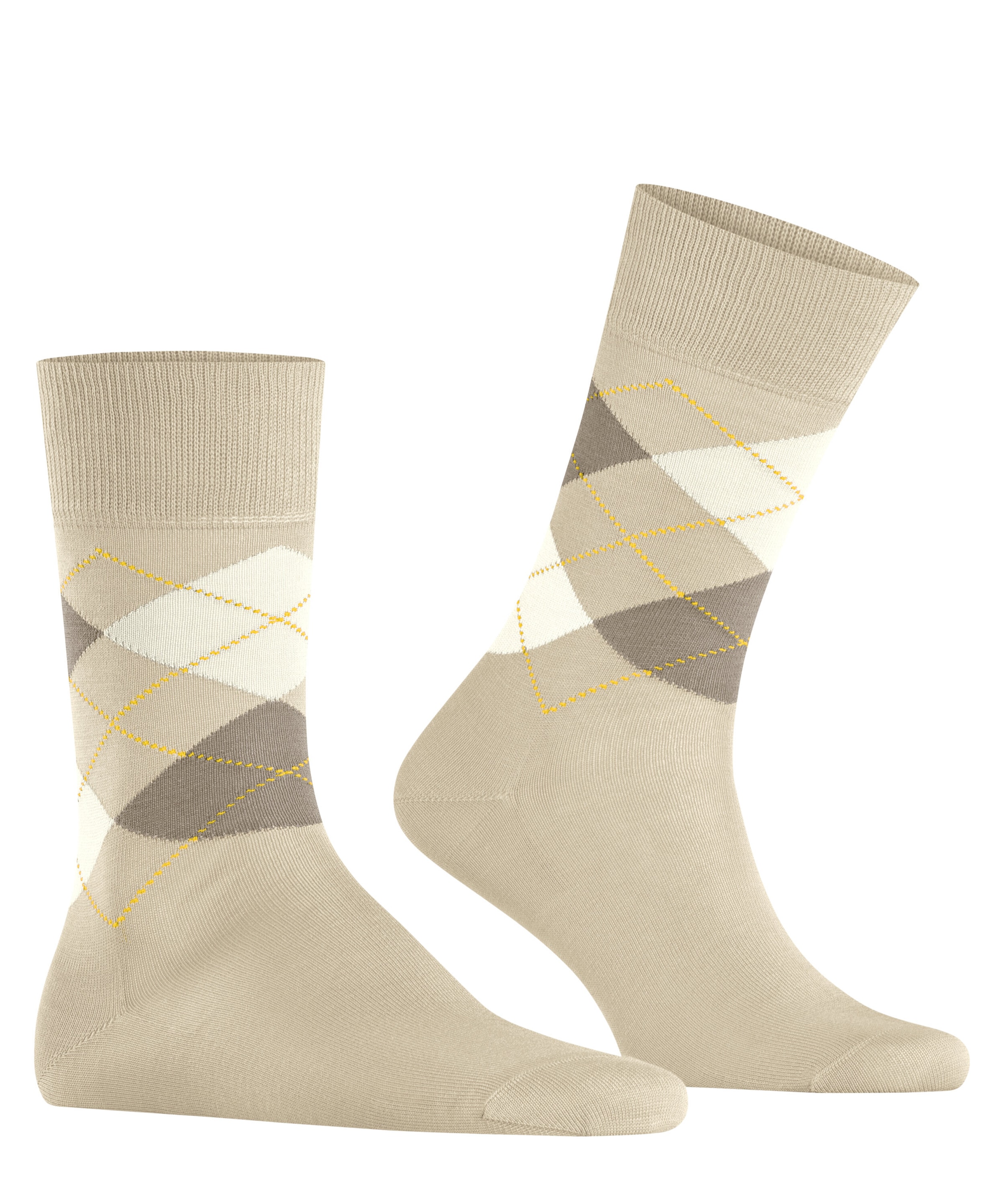 Burlington Chaussettes »Manchester« taille unique 40-46, motif argyle, clip Burlington