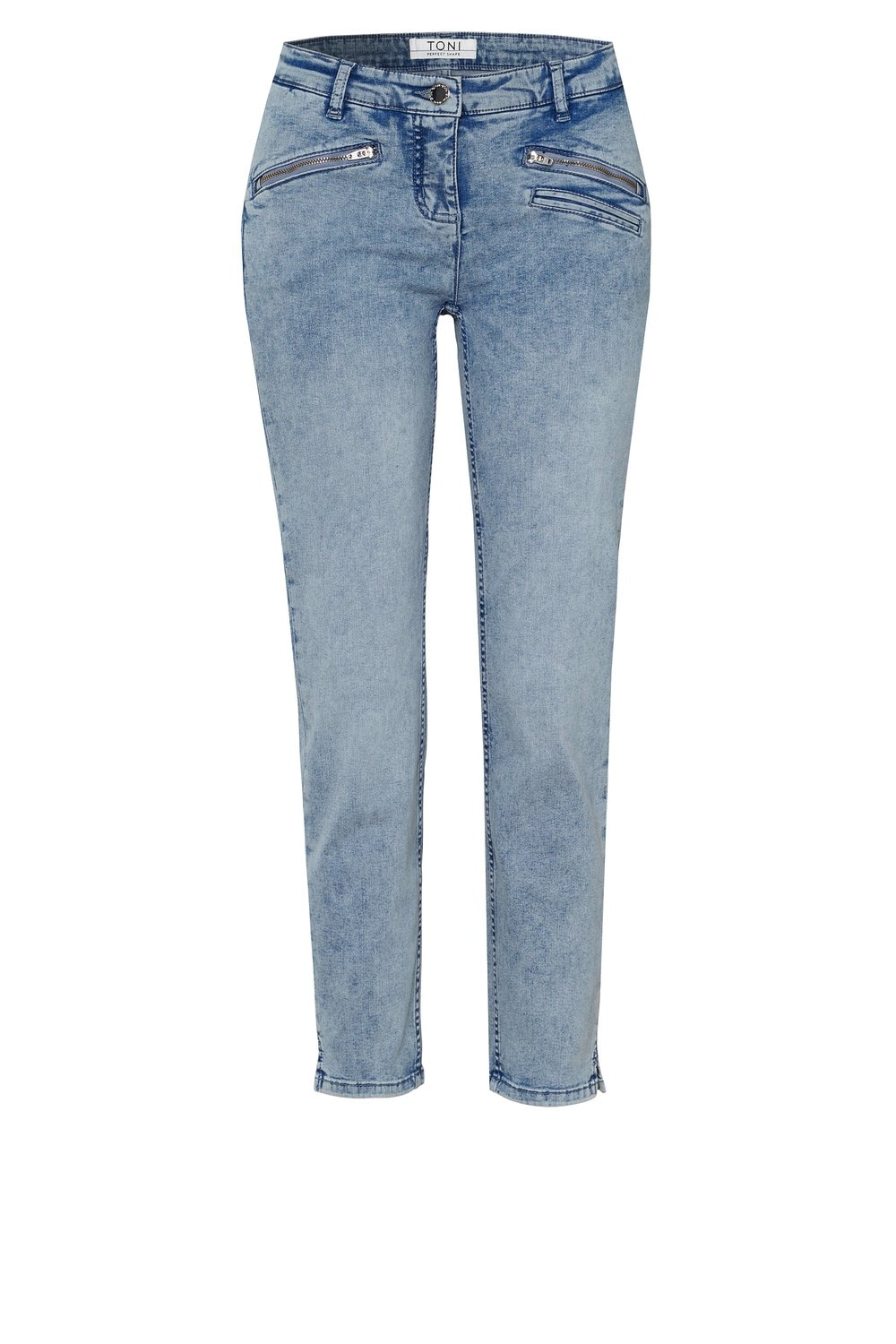 TONI 7/8-Jeans »Perfect Shape Pocket 7/8«, mit schrägen Reissverschlusstaschen