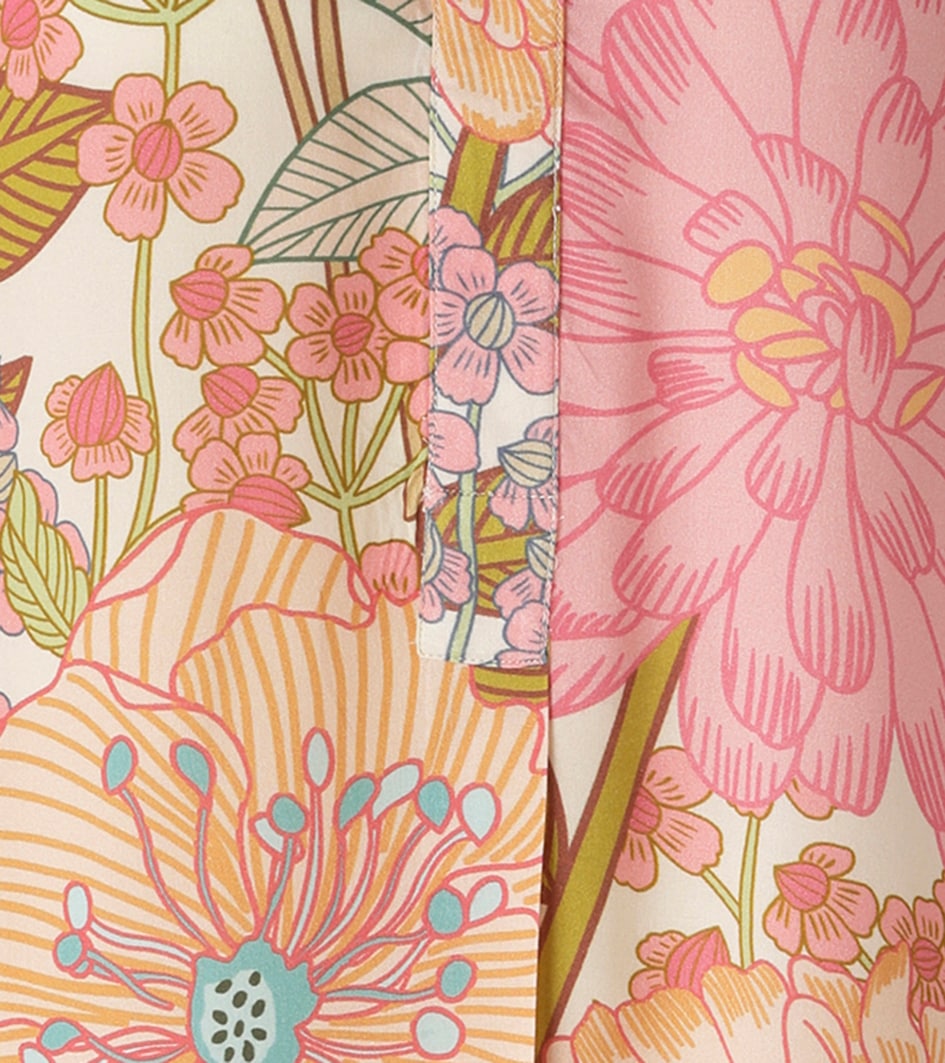 Aniston CASUAL Sommerkleid mit farbenfrohen, grossflächigem Blumendruck - NEUE KOLLEKTION