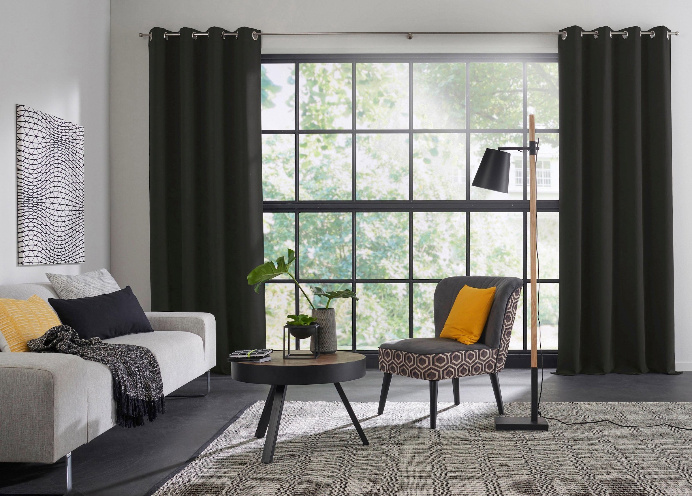 Wirth Vorhang »Dim out« Ösen 1 Stk. tlg.