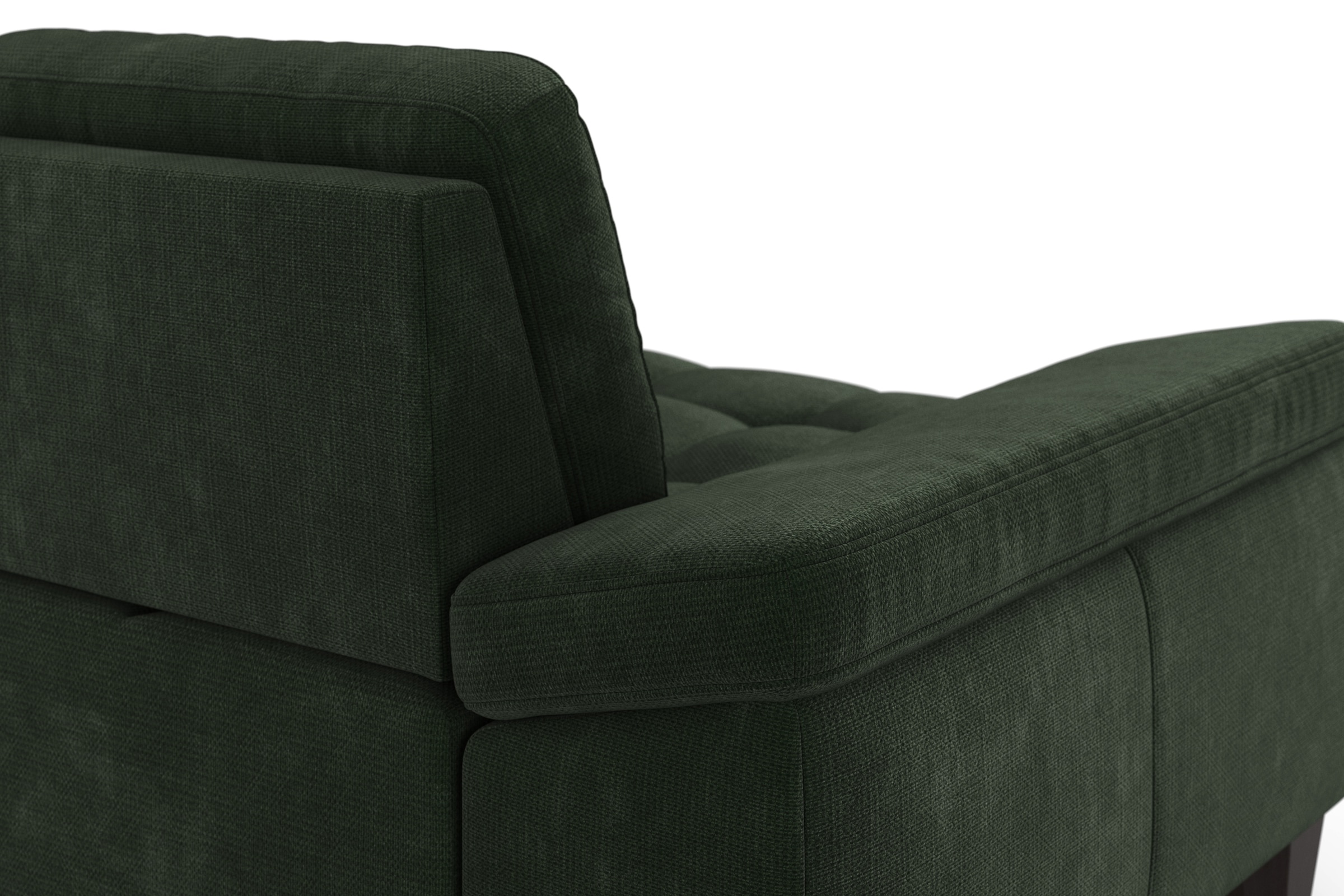 sit&more Ecksofa »Westham L-Form«, Recamiere, mit oder ohne Bettfunktion, Bettkasten, Füsse wengefarben