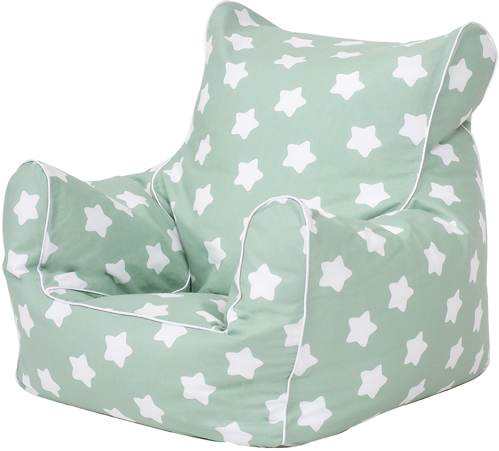 ♕ Knorrtoys® Sitzsack »Green White Europe auf in Stars«, versandkostenfrei für Kinder; Made
