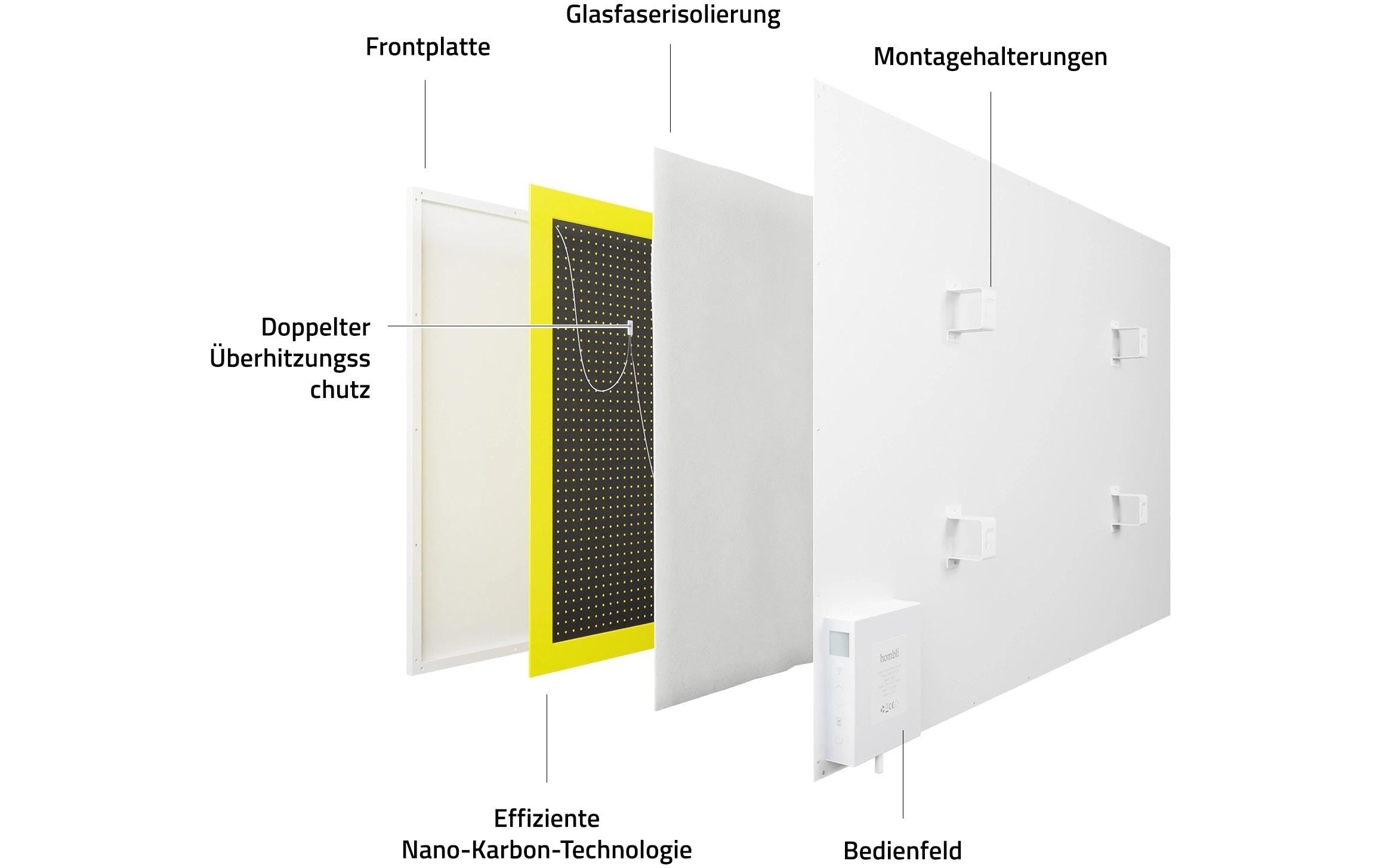 Hombli Infrarotheizung »Smartes Infrarot Heizpanel 700W«