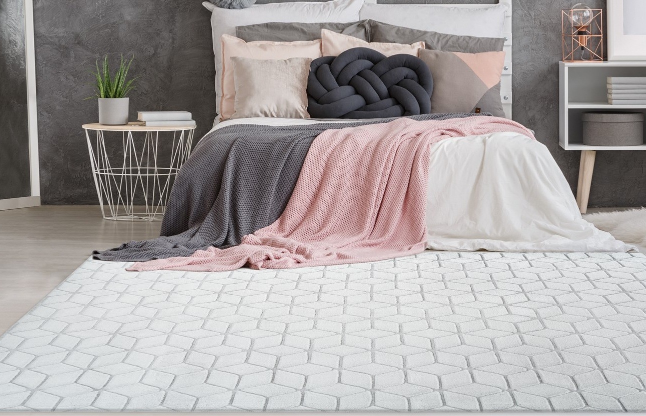 Image of me gusta Teppich "Vivica 100" rechteckig 20 mm Höhe besonders weich durch Microfaser, Wohnzimmer