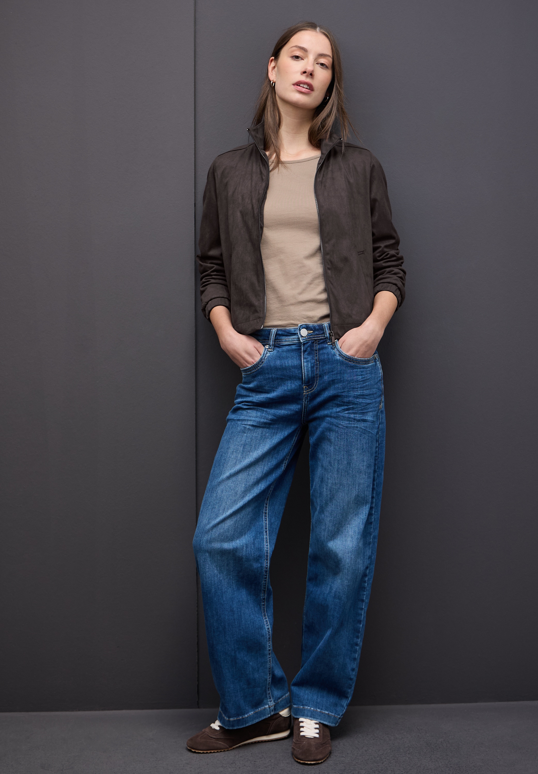 STREET ONE Lederimitat-Blazer