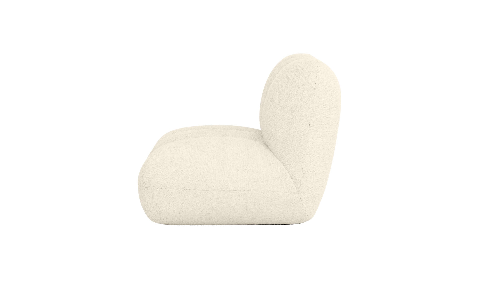 LeGer Home by Lena Gercke Sessel »Priya Loungesessel, moderne Steppung, auch in Bouclé«, perfektes Einzelstück, gemütlich und modern, B/T/H: 90/106/84 cm