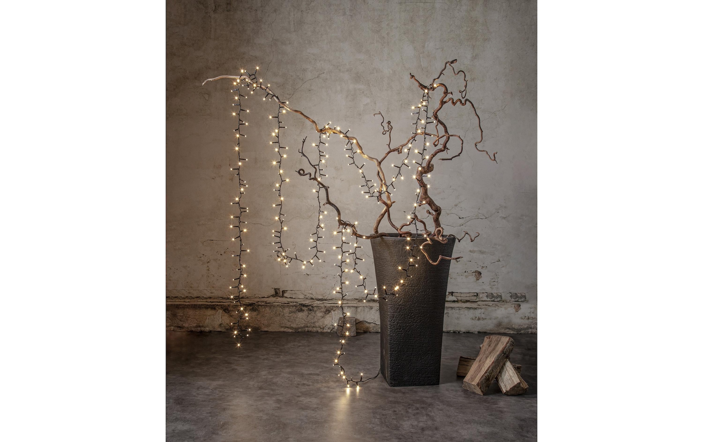   Guirlande lumineuse LED »Lichterkette Shiny IP44, Warmweiss, 1200 LED's, 2400.00 cm«