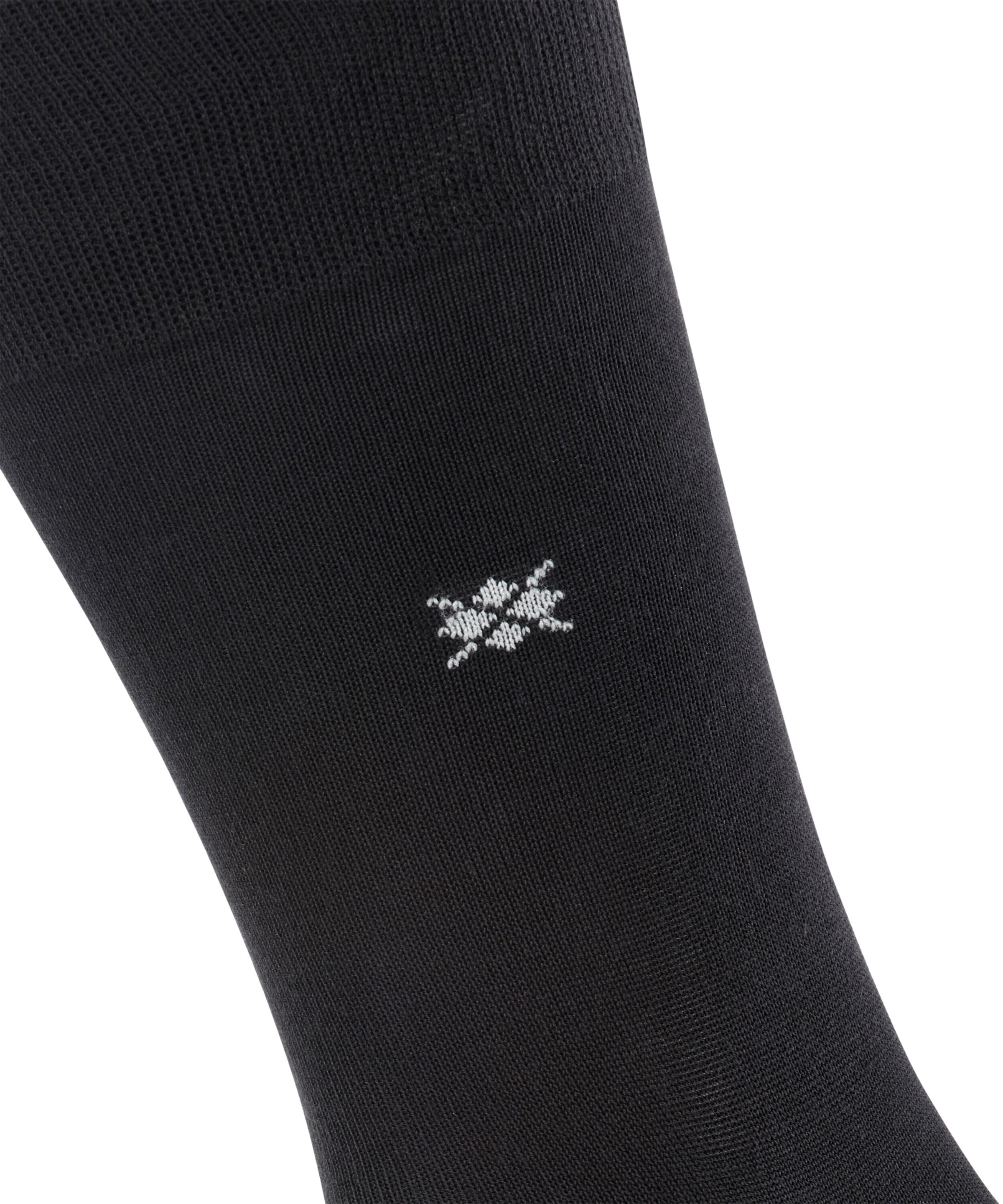 Burlington Socken »Dublin« unifarben, Einheitsgrösse 40-46, Burlington-Logo