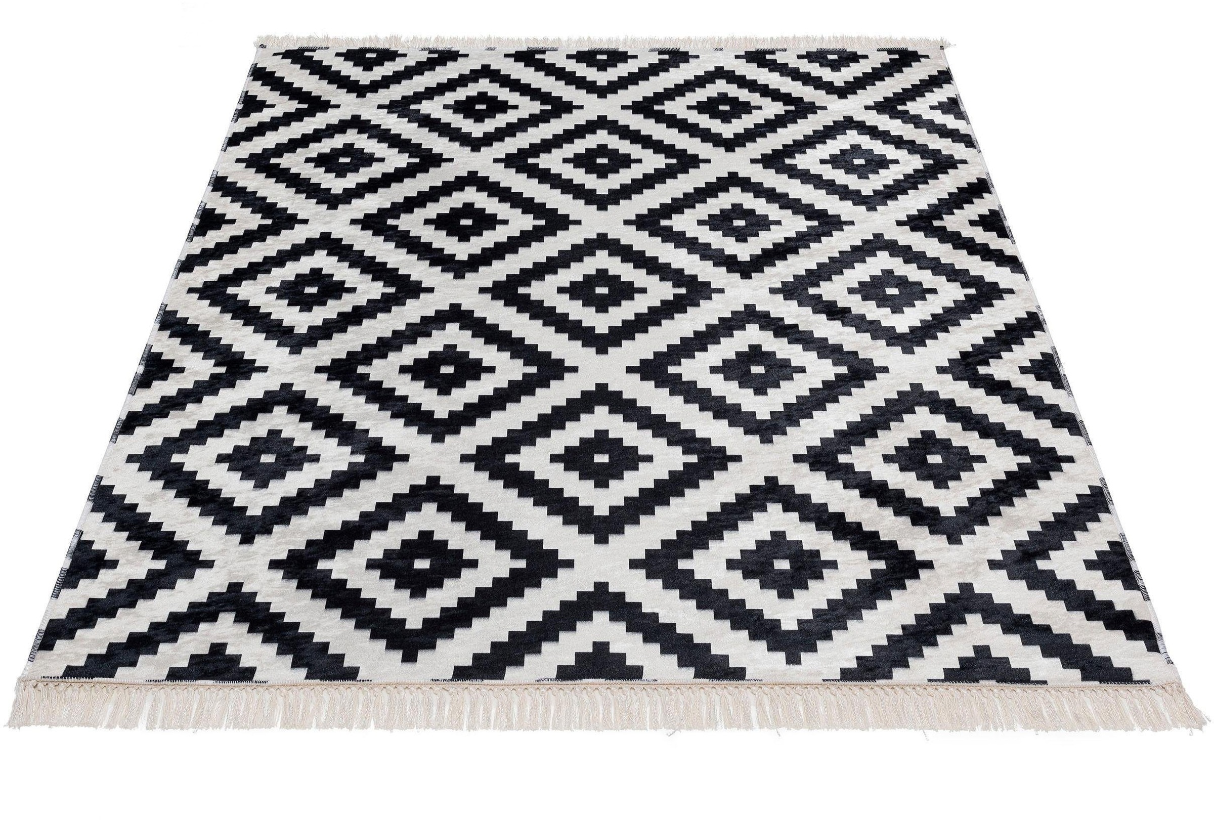 Sehrazat Teppich »Caimas 2980«, rechteckig, 5 mm Höhe, waschbar, weiche