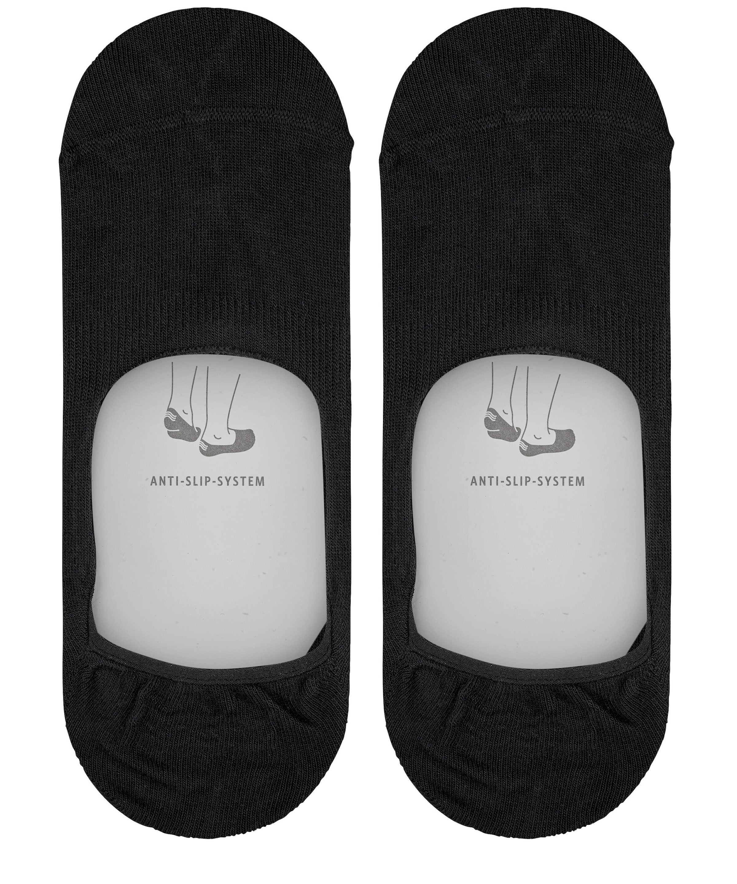 Esprit Chaussons »Basic Uni« 2 paires,  chaussettes invisibles, mélange coton, design sportif