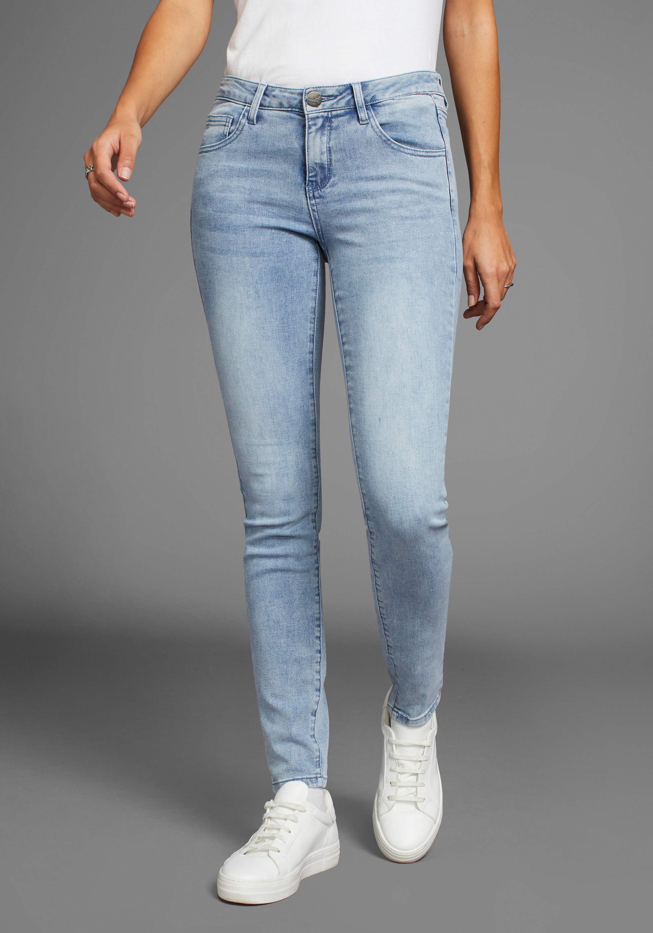 Arizona Skinny-fit-Jeans »Ultra-Stretch«, Mid Waist