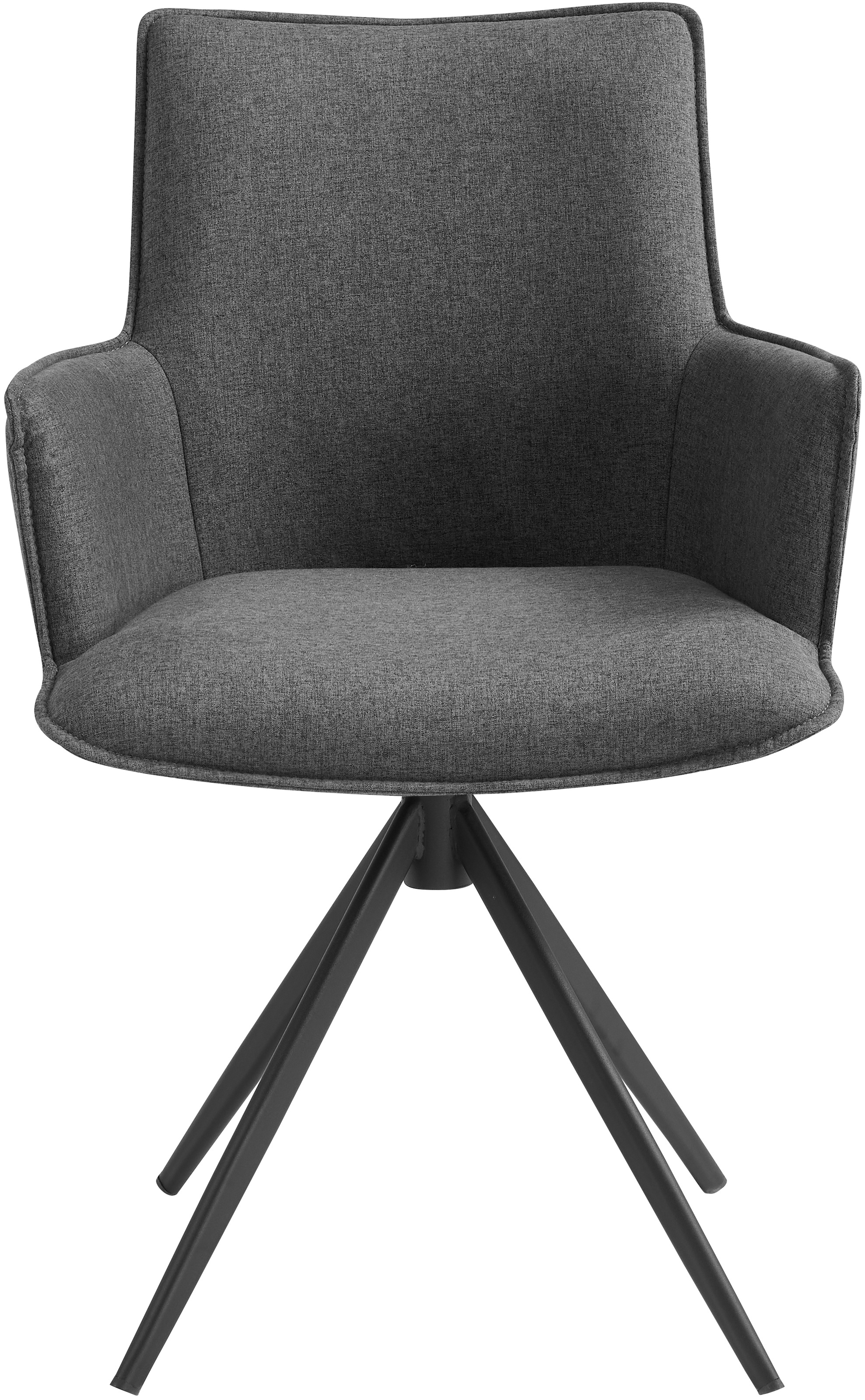 GOODproduct Drehstuhl »Amoreve« (Set) 2 Stk.hochwertiger Strukturstoff, ergonomisches Design, Metallgestell