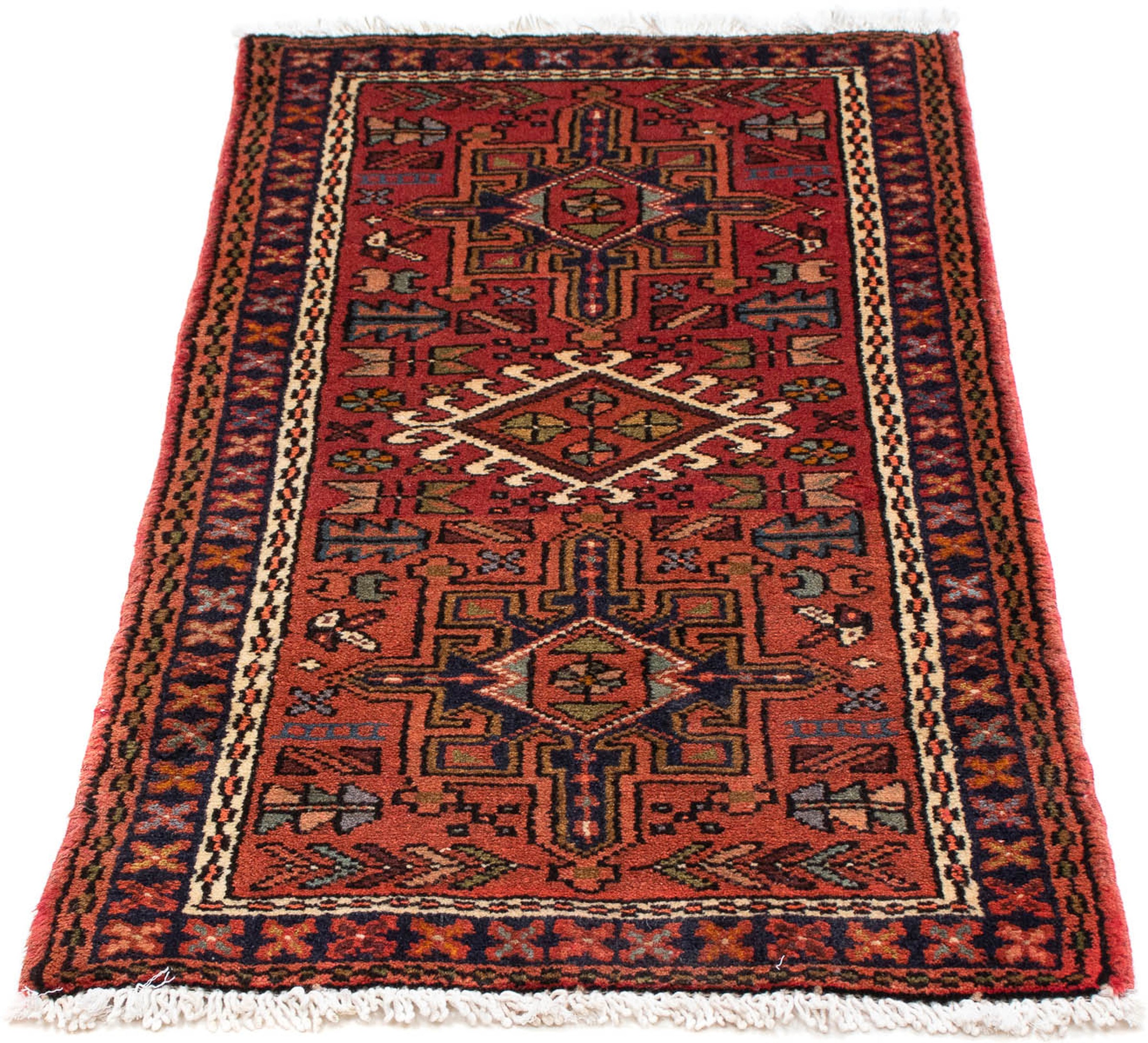 Image of morgenland Orientteppich »Perser - Nomadic - 116 x 60 cm - dunkelrot«, rechteckig, 10 mm Höhe, Wohnzimmer, Handgeknüpft, Einzelstück mit Zertifikat bei Ackermann Versand Schweiz
