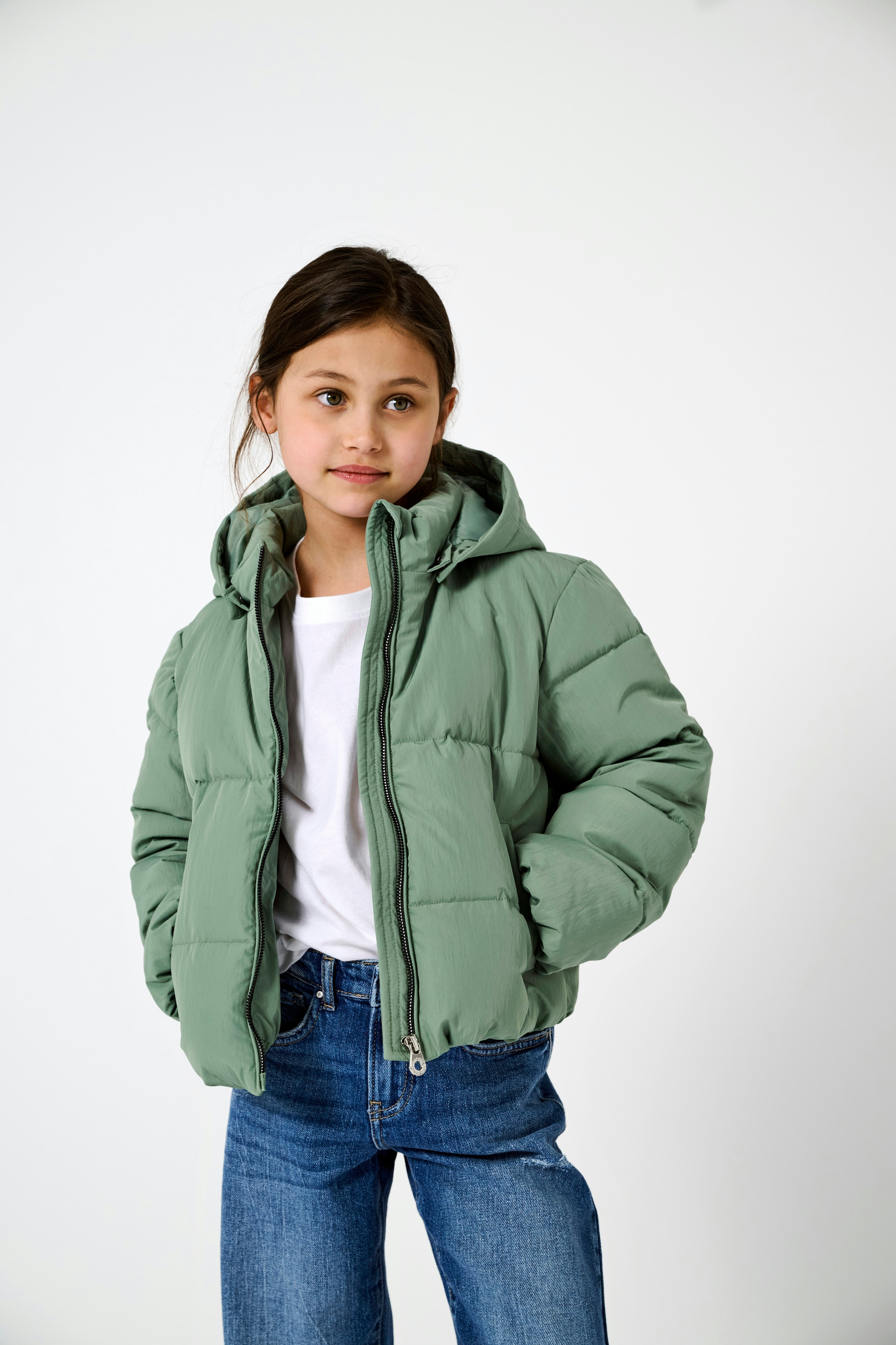 Steppjacke »KOGDOLLY SHORT PUFFER JACKET OTW«, mit Kapuze