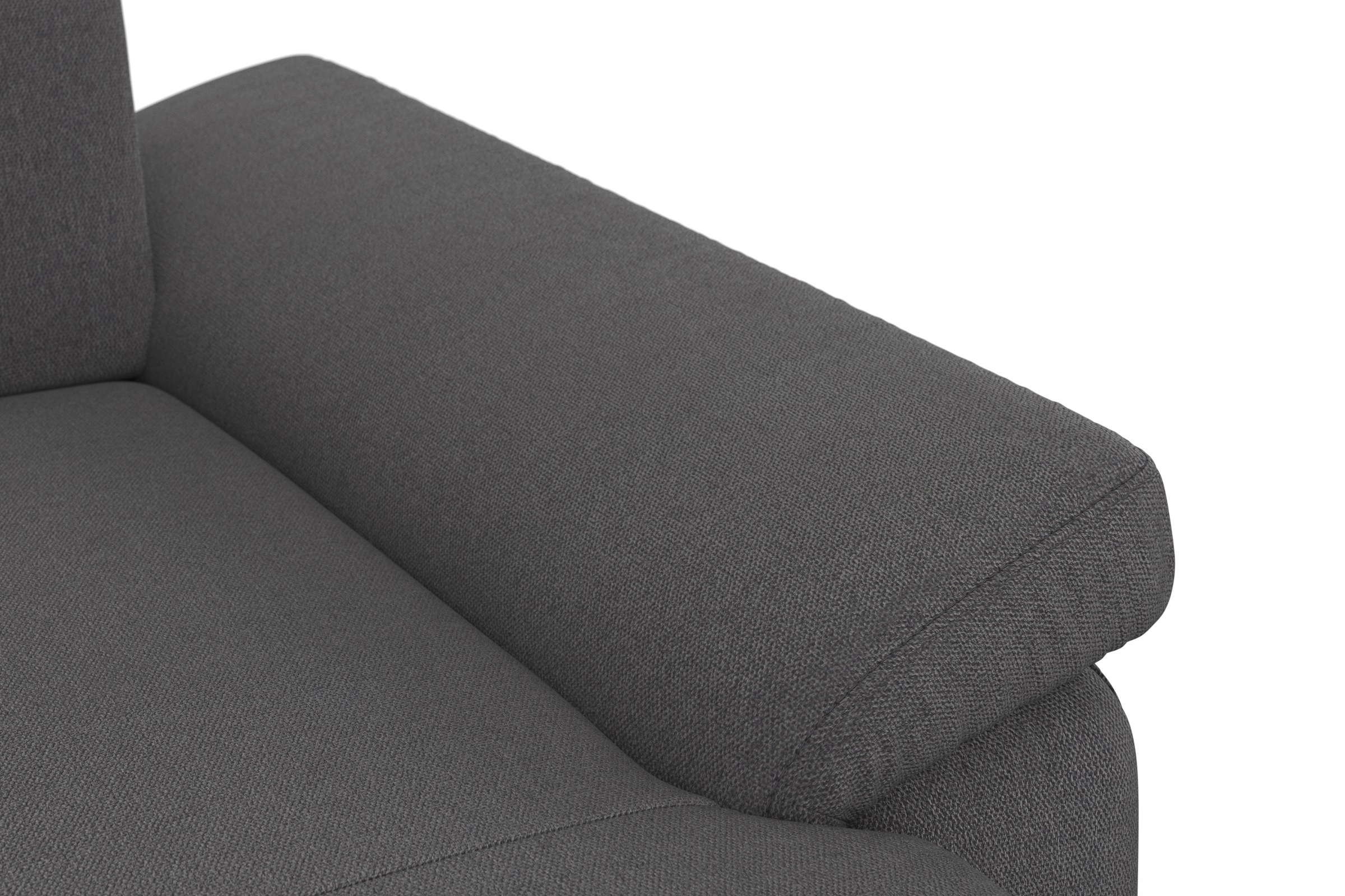sit&more Ecksofa »Padua L-Form«, inklusive Sitztiefenverstellung, Armteilfunktion und Federkern