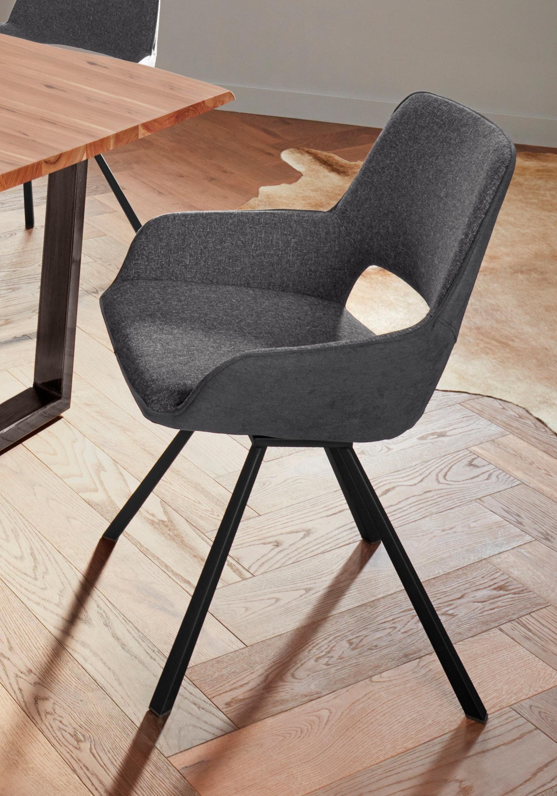 MCA furniture 4-Fussstuhl »Parana«, (Set), 2 St., Stuhl belastbar bis 120 Kg