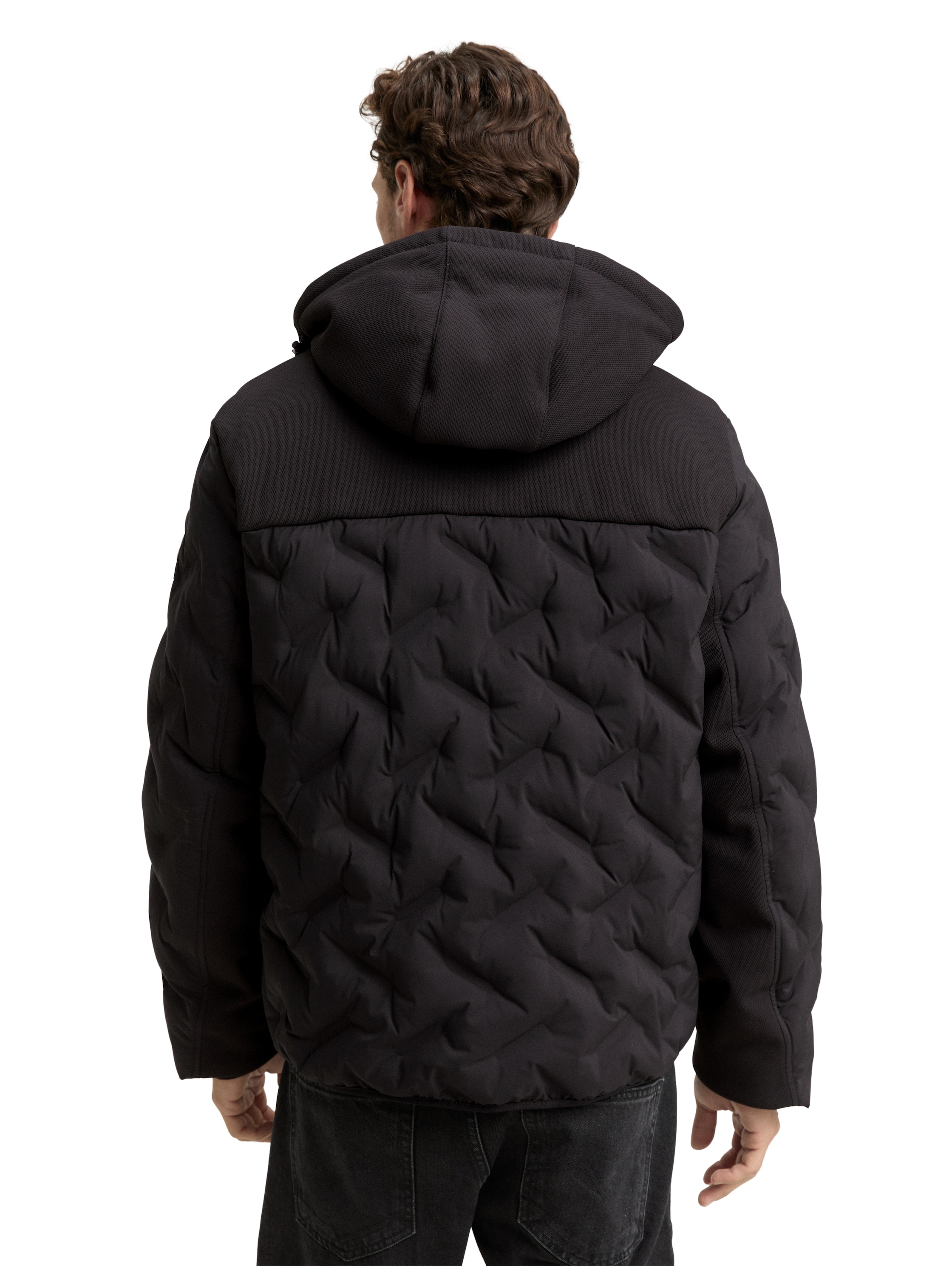 TOM TAILOR Steppjacke, mit Kapuze, mit Kapuze