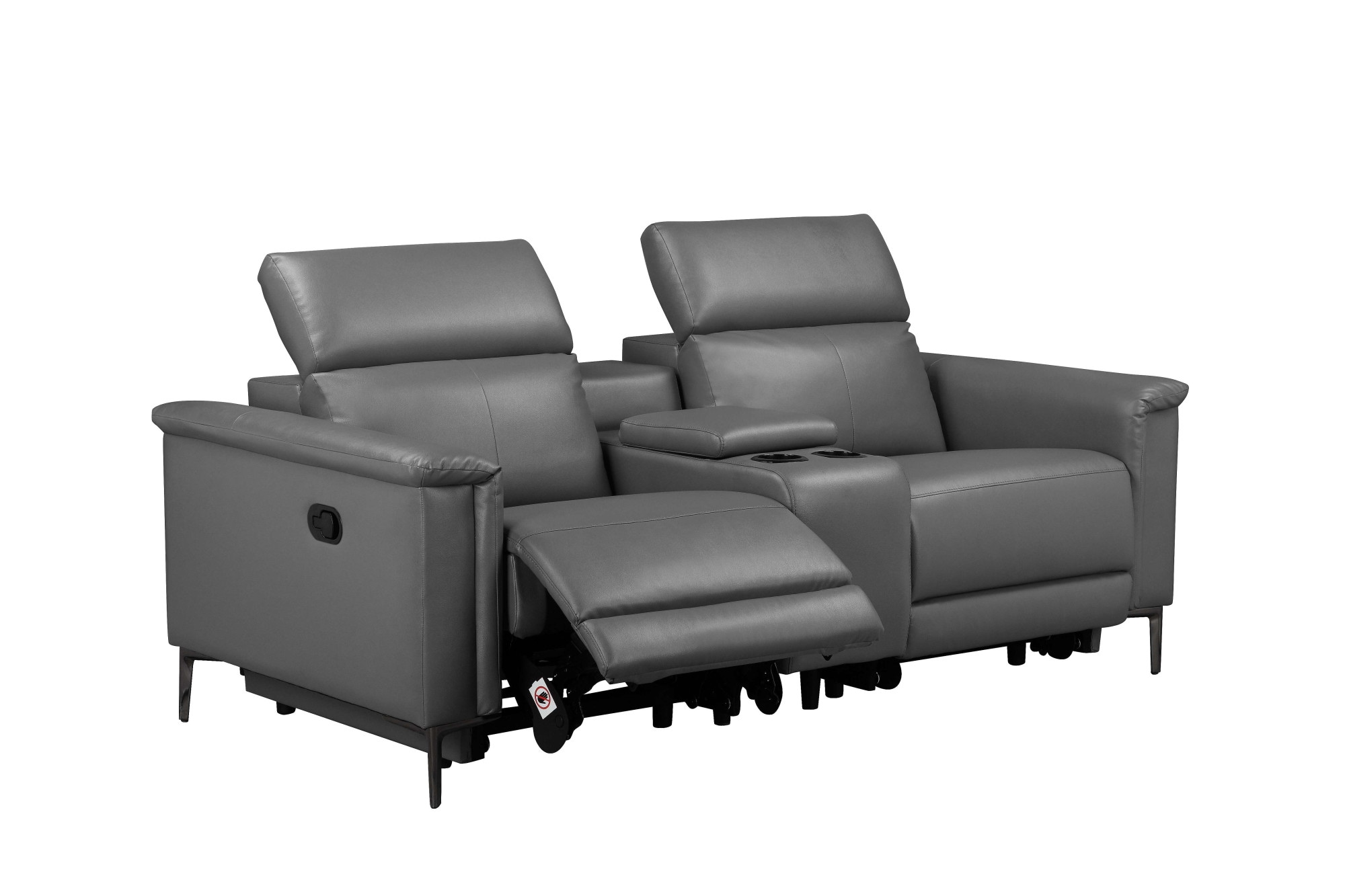 GOODproduct 2-Sitzer »LUND,Lederoptik, Kinosofa, Relaxfunktion, TV-Sessel, man./elektrisch« elektri. mit USB-A, Kopfteilverstellung, Getränkehalter u. Staufach