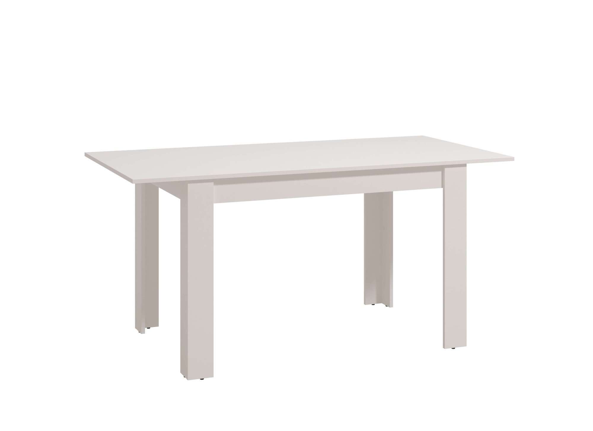 Home affaire Esstisch »Hamar Esszimmertisch 120x80, Weiss oder Eiche Holz Küchentisch«, Verlängerbar durch Einlegeplatte, max. Breite 160 cm
