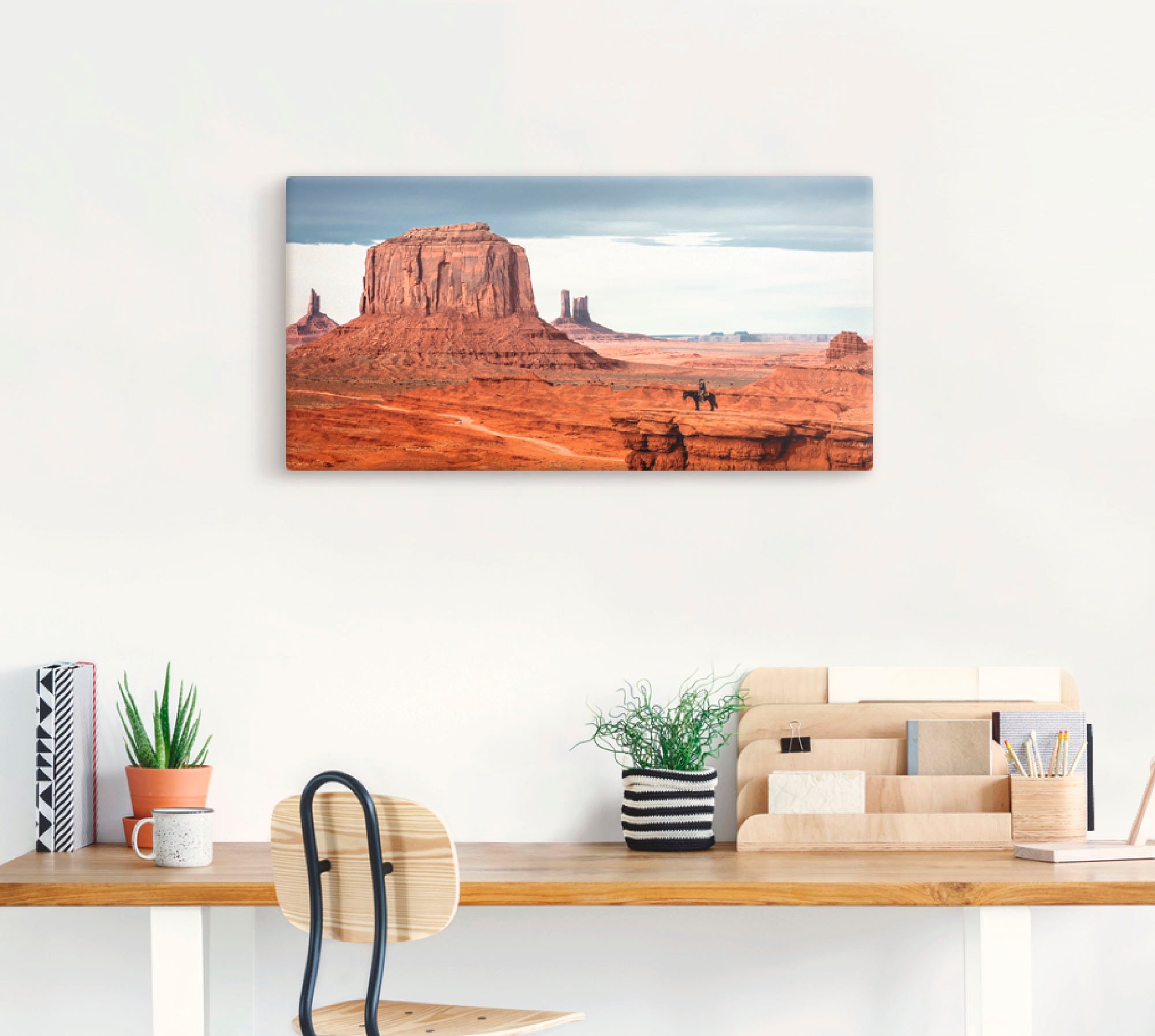 Artland Leinwandbild »Colorado - Utah Monument Valley« Amerika 1 Stk. tlg. auf Holzrahmen gespannt