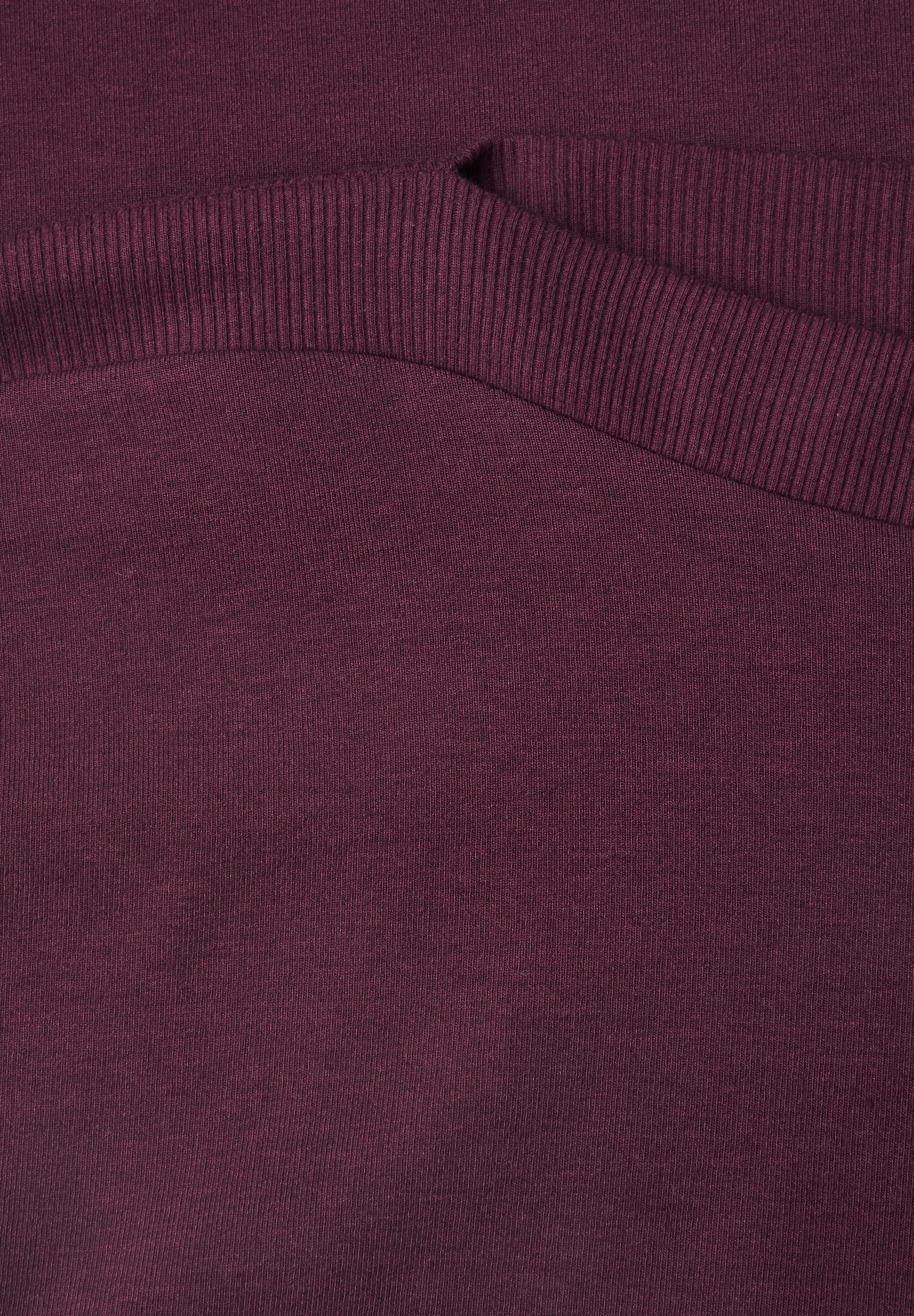 STREET ONE T-shirt à manches 3/4 mit Rippstrukturdetails