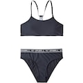O'Neill Bustier-Bikini »SPORTCLUB ACTIVE BIKINI«, (Set, 2 St.), mit elastischem Bund und Logoschriftzug