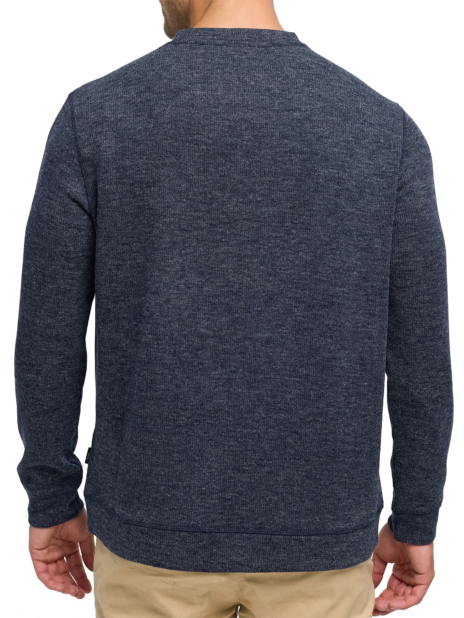 Indicode Sweat-shirt »INDorburn O-Neck«, Materialmix, regular fit
