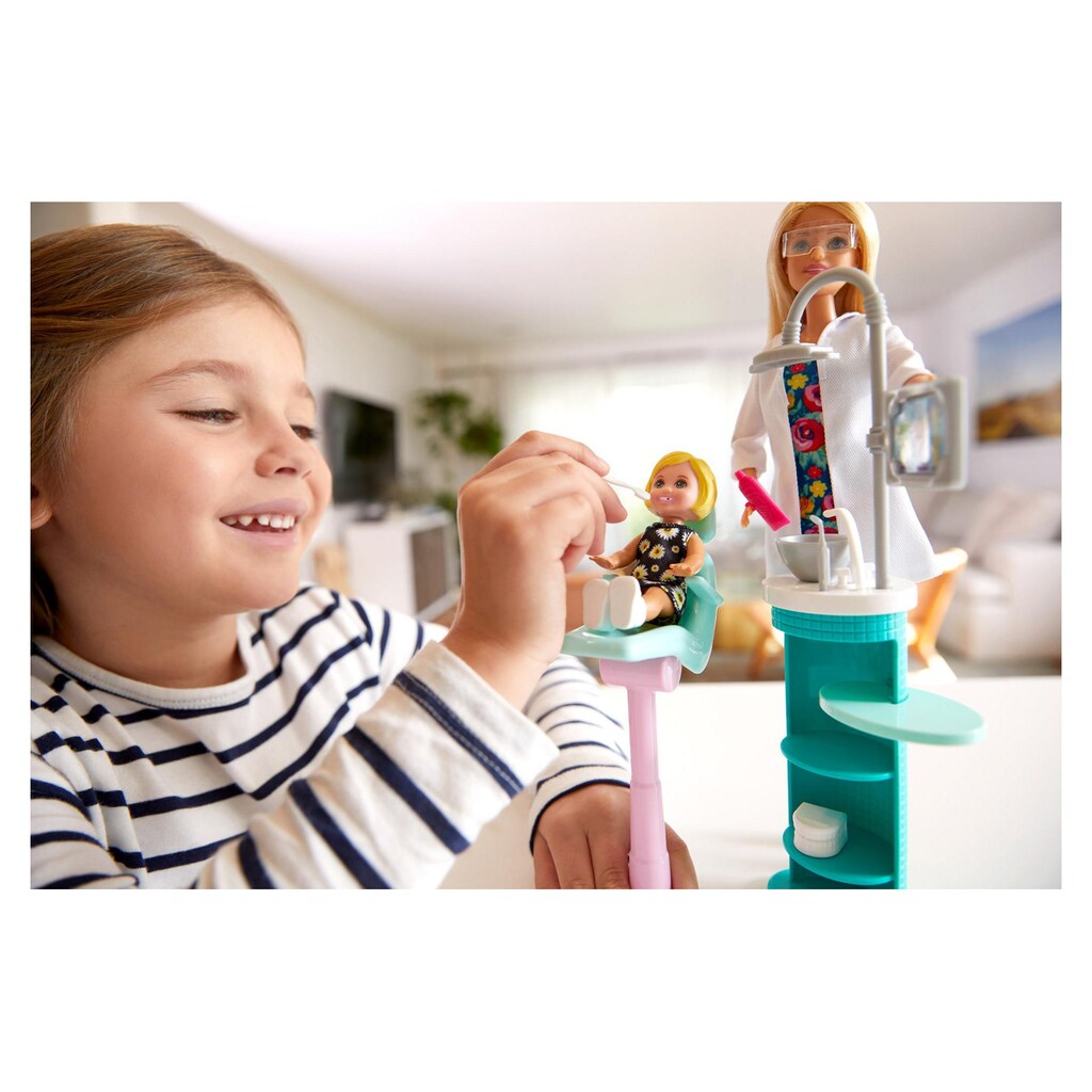Barbie Spielfigur »Zahnärztin«, (Set)