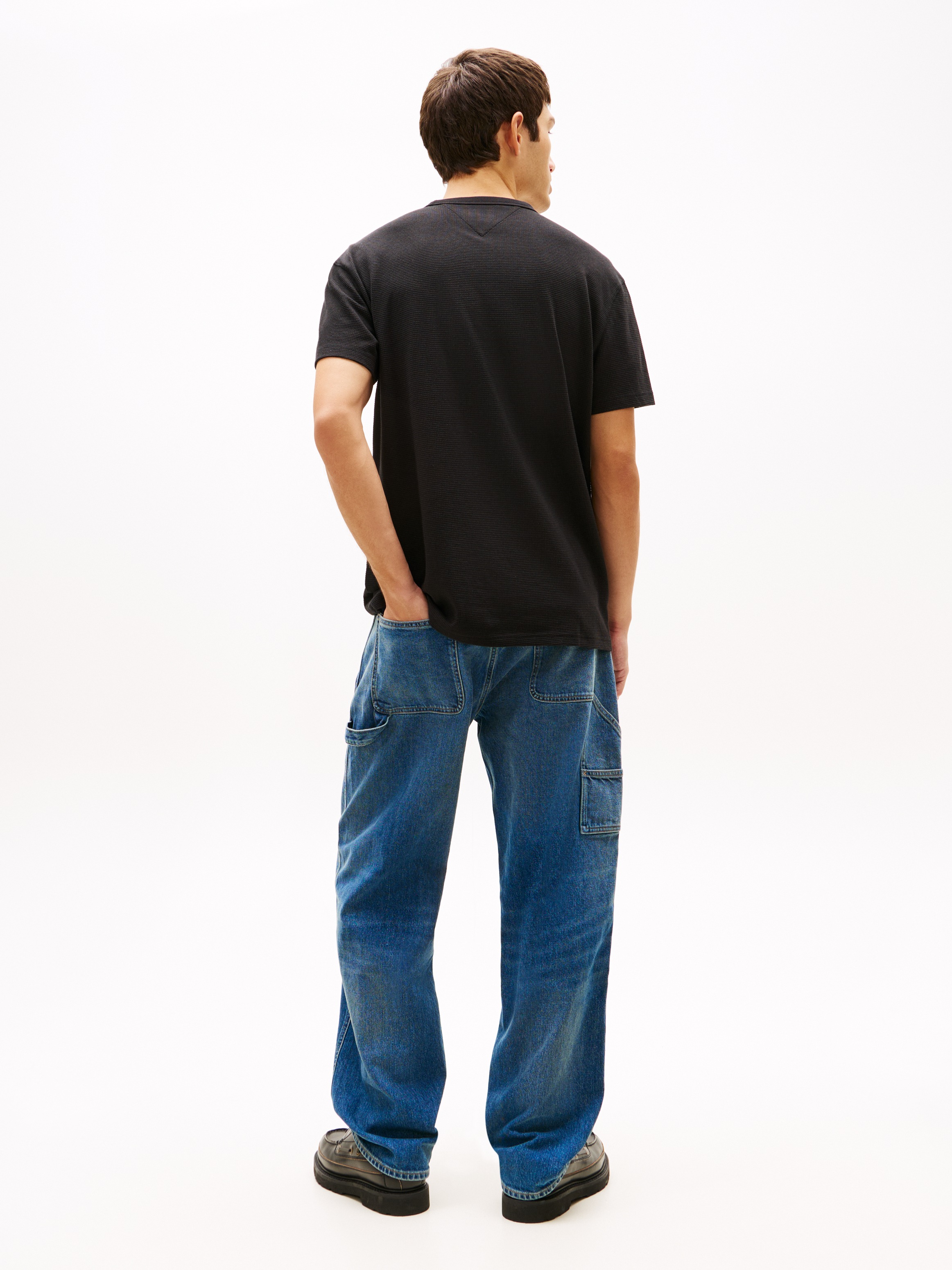 Tommy Jeans T-Shirt »TJM REGULAR WAFFLE« Regular fit mit Rundhalsausschnitt