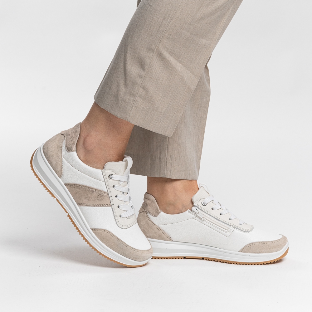 Ara Sneakers »OSAKA 3.0«  chaussure de loisirs, chaussure basse, à lacets, bordure molletonnée, largeur H