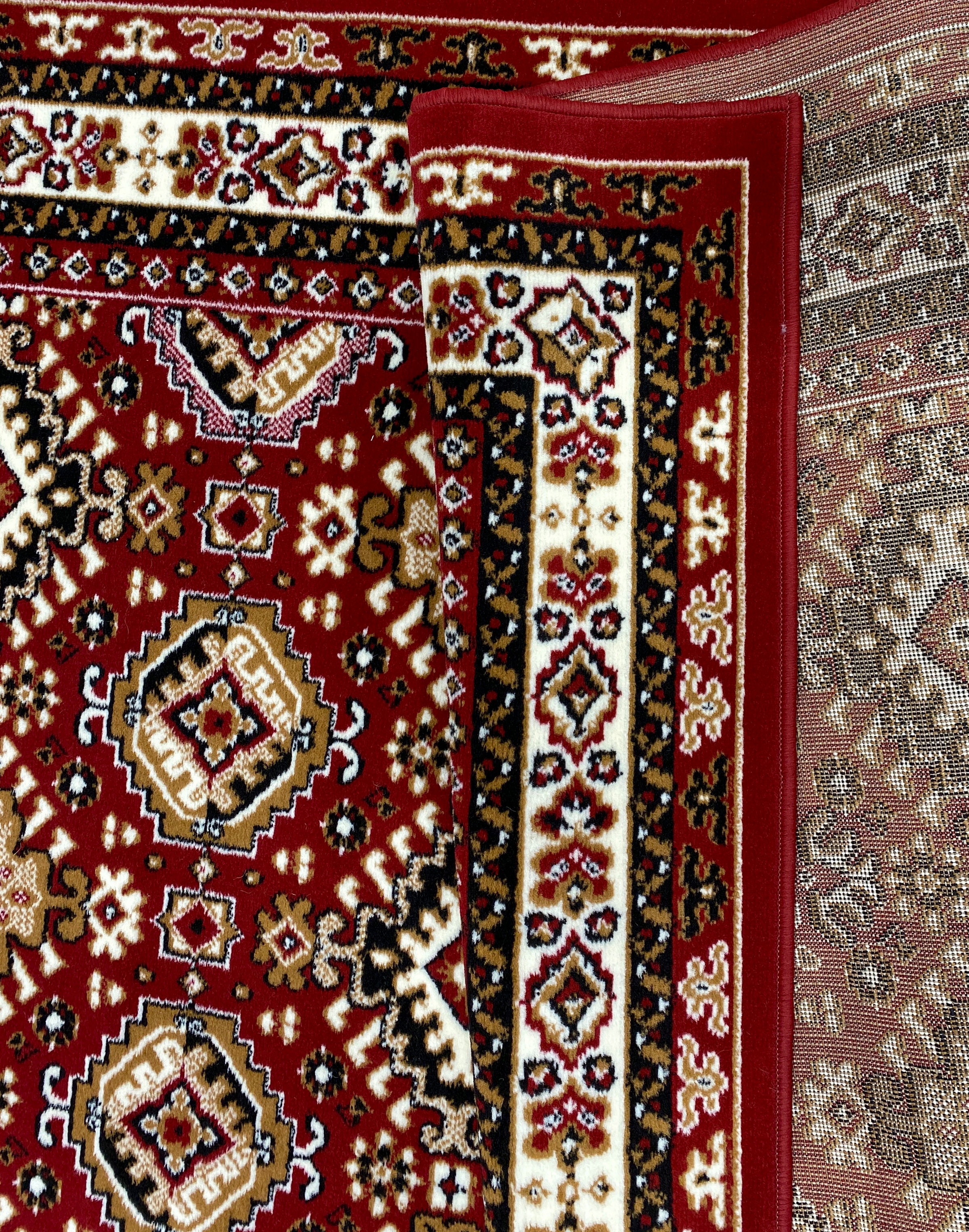 my home Teppich »Diantha«, rechteckig, 7 mm Höhe, Orient-Optik, mit Bordüre, Kurzflor, pflegeleicht, elegant, weich
